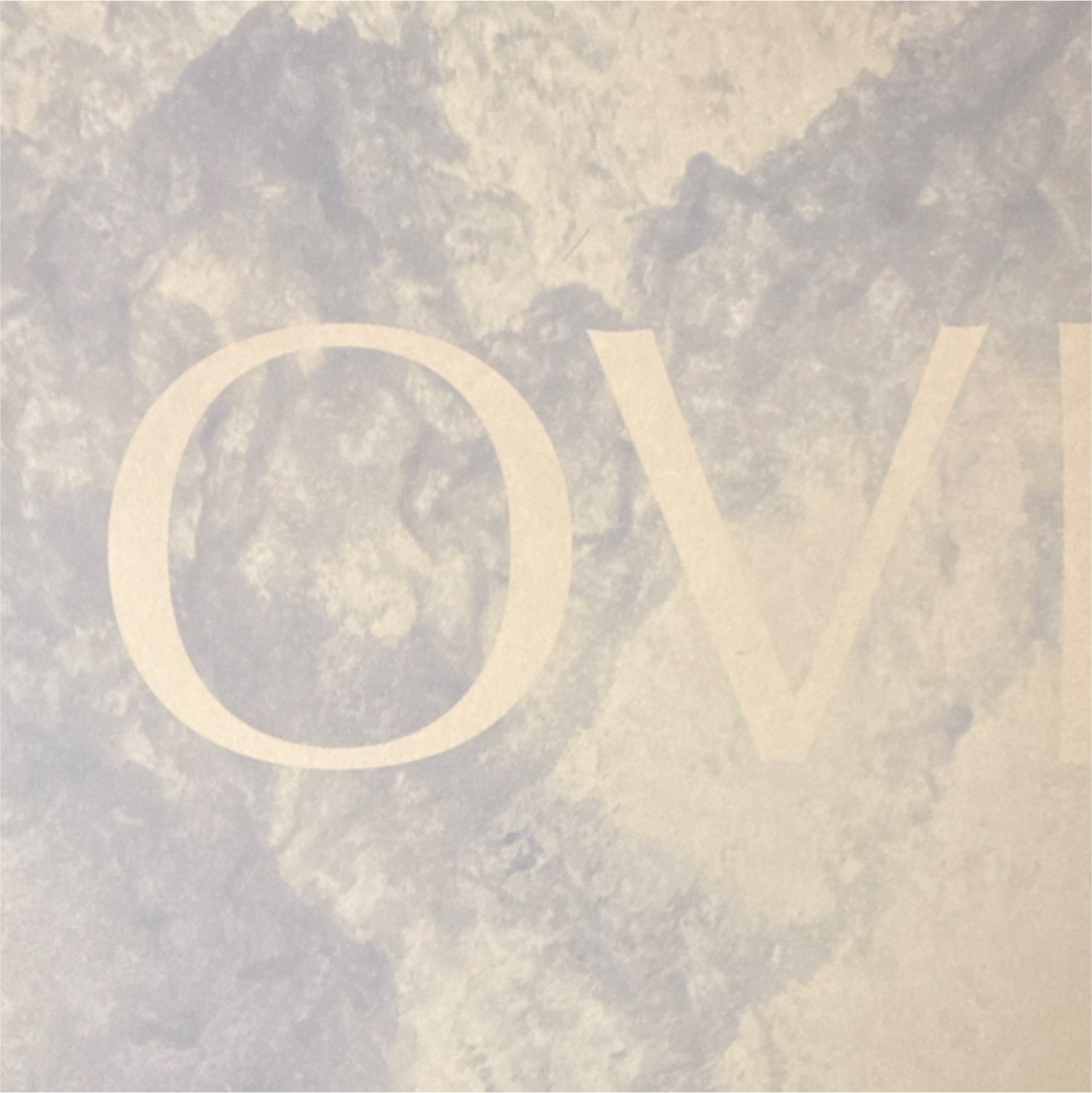 Overseas Self-Titled LP Vinyl Record Gray White Overseas Records 2013