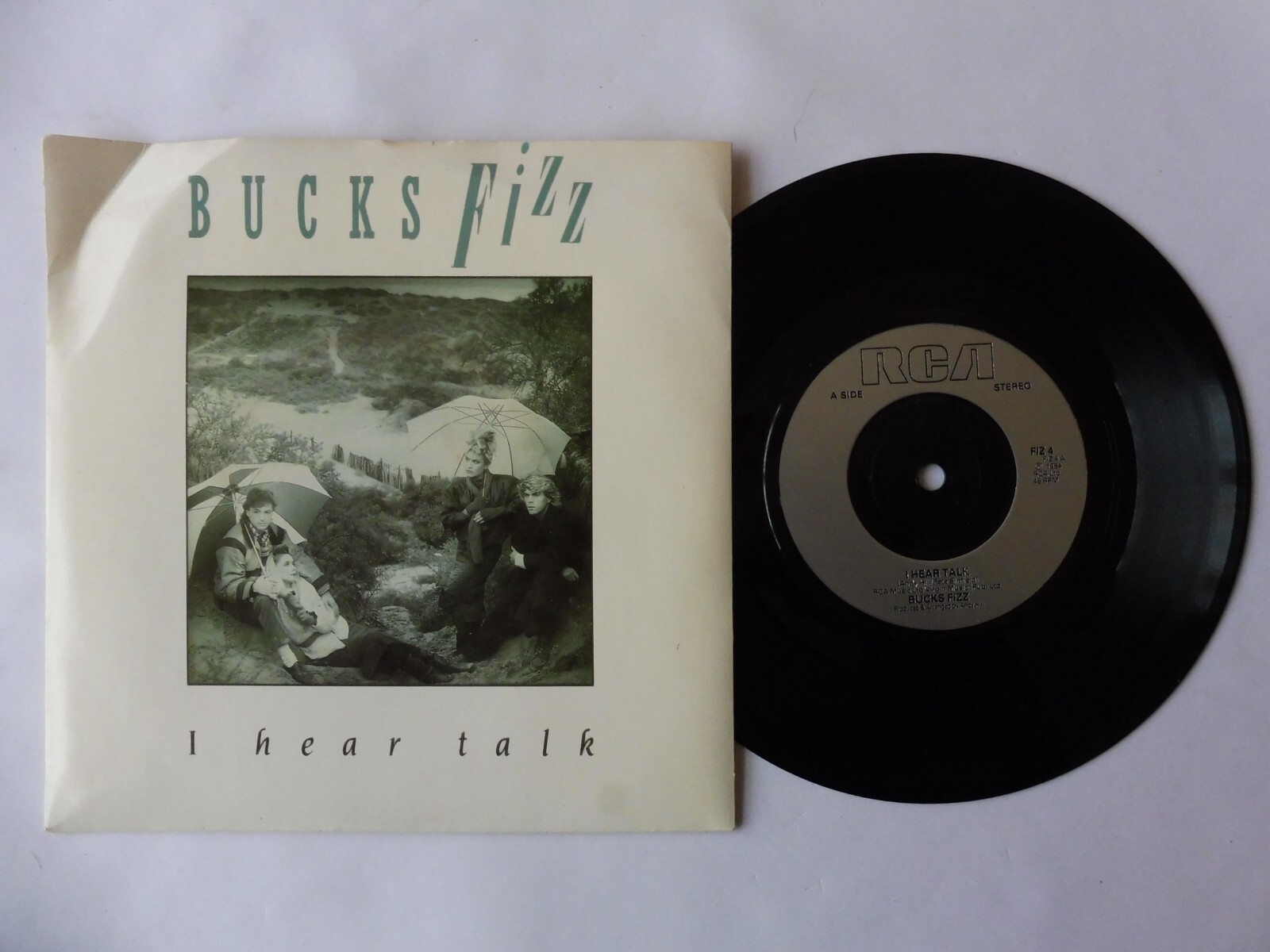 BUCKS FIZZ – I HEAR TALK – 7″ VINYL SINGLE EX – SEE DESCRIPTION.