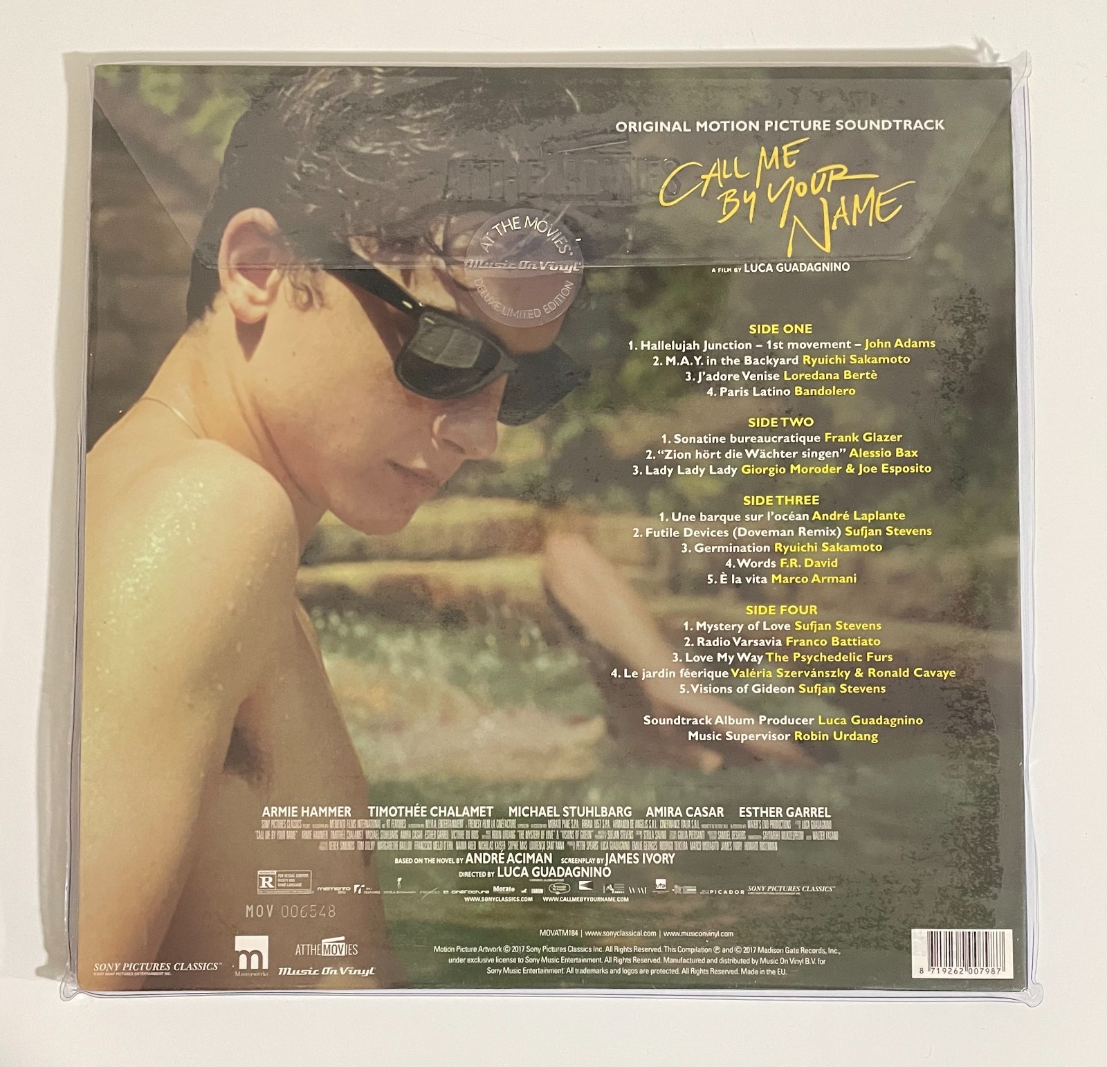 SEALED Call Me By Your Name Original Soundtrack 2LP Limited Edition Vinyl, Peach