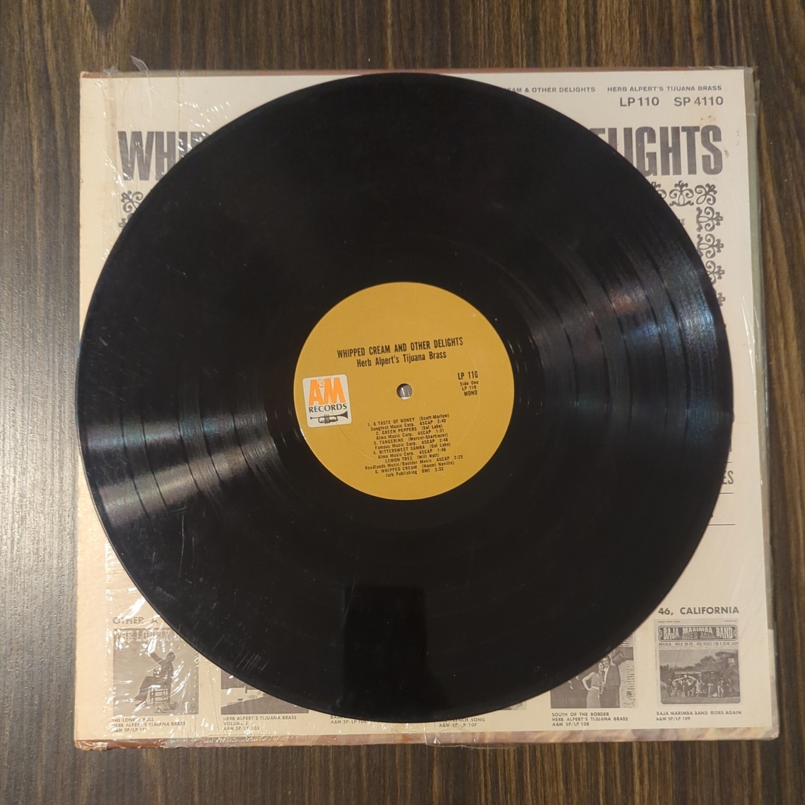 Herb Alpert’s Tijuana Brass Whipped Cream and Other Delights Vintage Vinyl LP