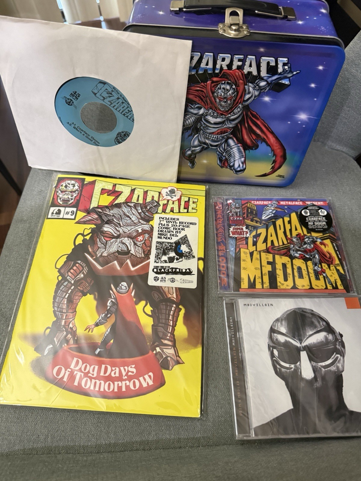 Czarface Bundle Limited Edition Comic 7 Inch Vinyl 2 sealed Cds Lunchbox Rap