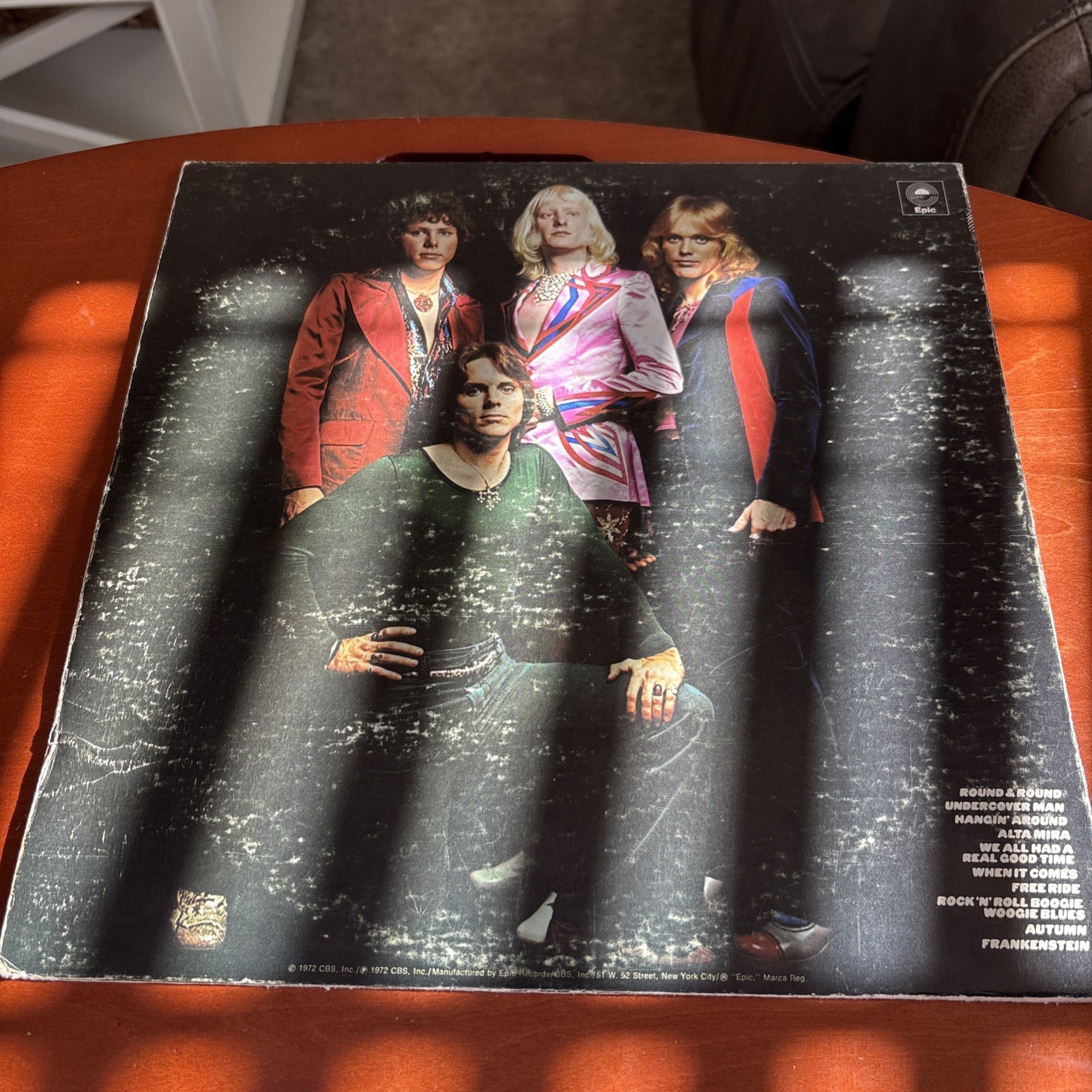 The Edgar Winter Group ‎– They Only Come Out At Night – 1973 Vinyl LP – VG
