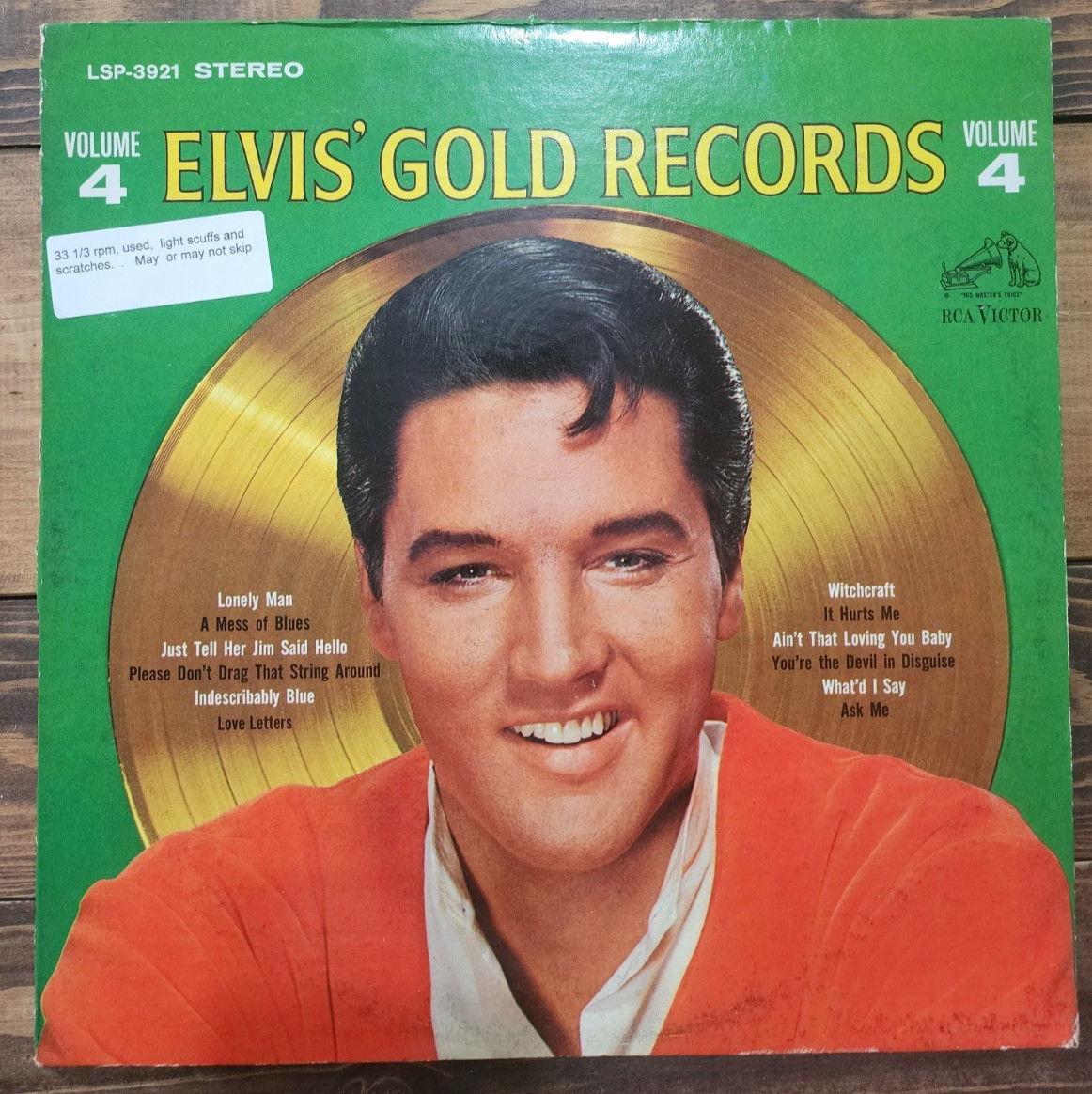 ELVIS PRESLEY Gold Records Volume 4 12″ Vinyl Record LP
