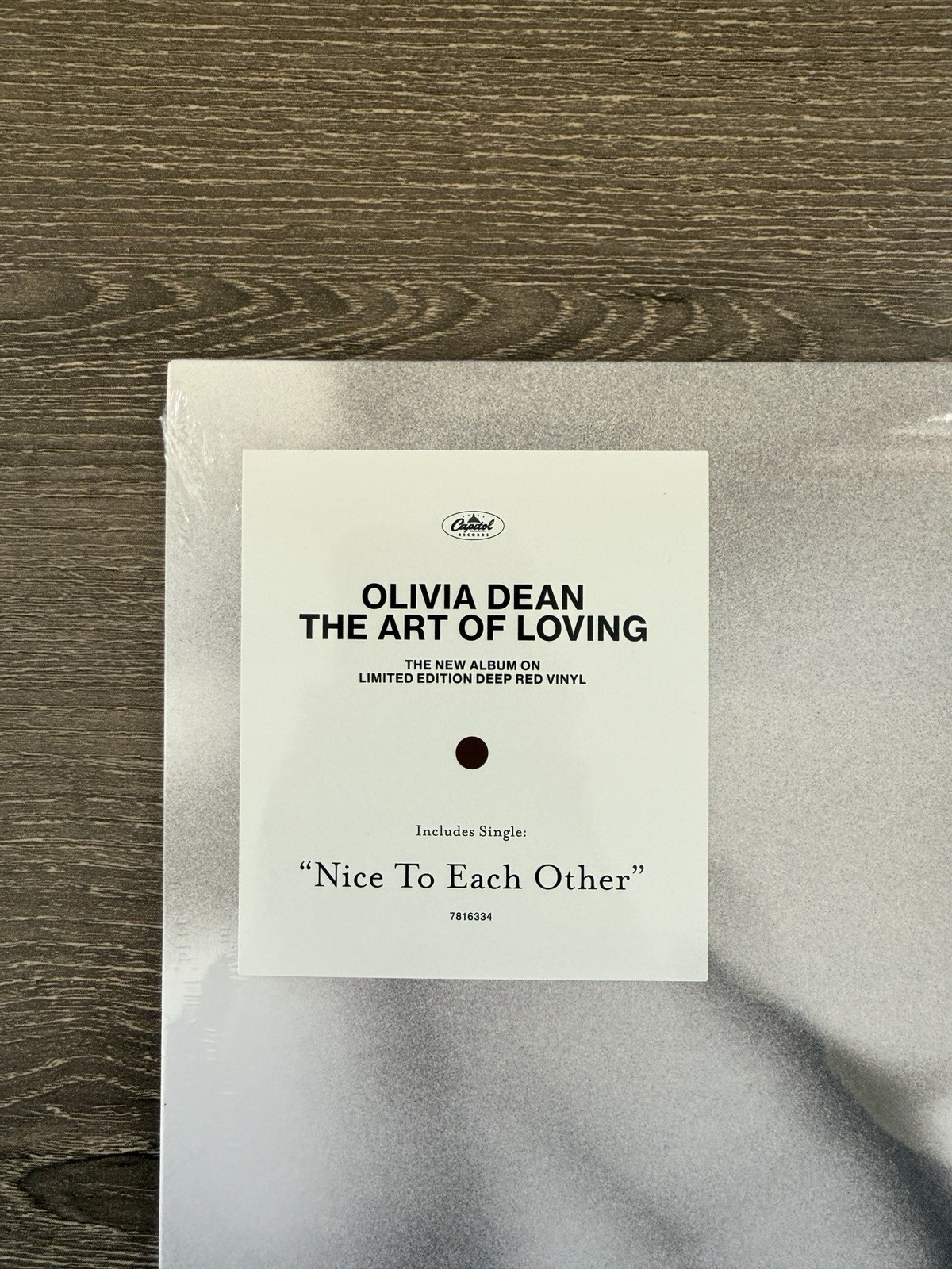 Olivia Dean The Art Of Loving Store Exclusive Deep Red Vinyl LP