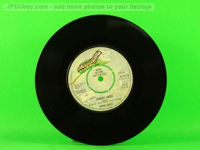 DAVID GATES PART TIME LOVE (DEMO) (152) 2 Track 7″ Single Plain Paper Sleeve ELE
