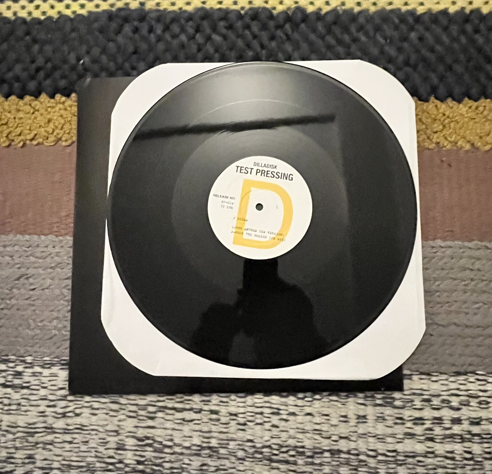 J DILLA The Middle Finger TEST PRESSING Vinyl Kanye West Jay Dee Slum Village
