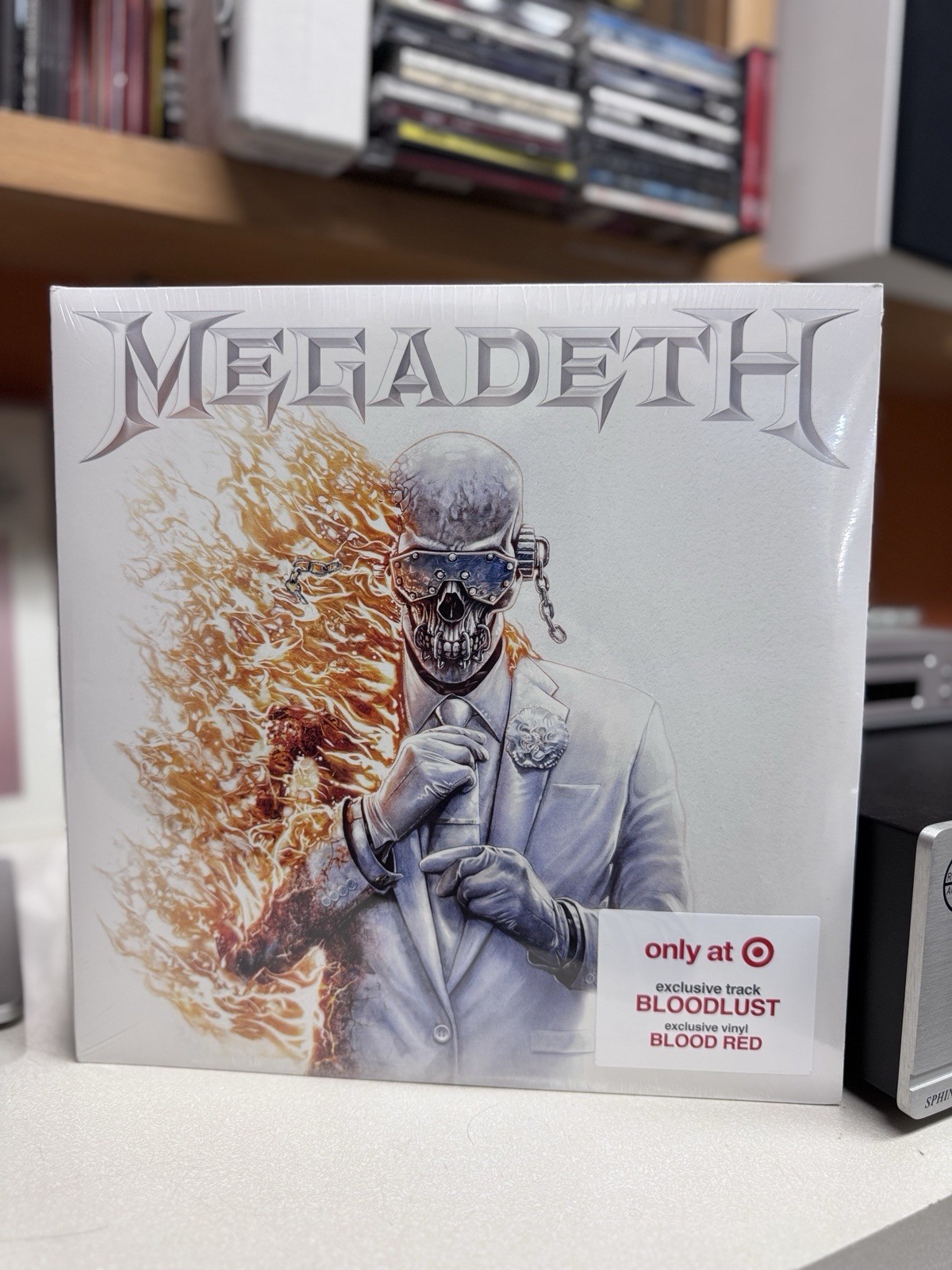 Megadeth Self Titled Limited Blood Red Color Vinyl 2LP + Bloodlust Track