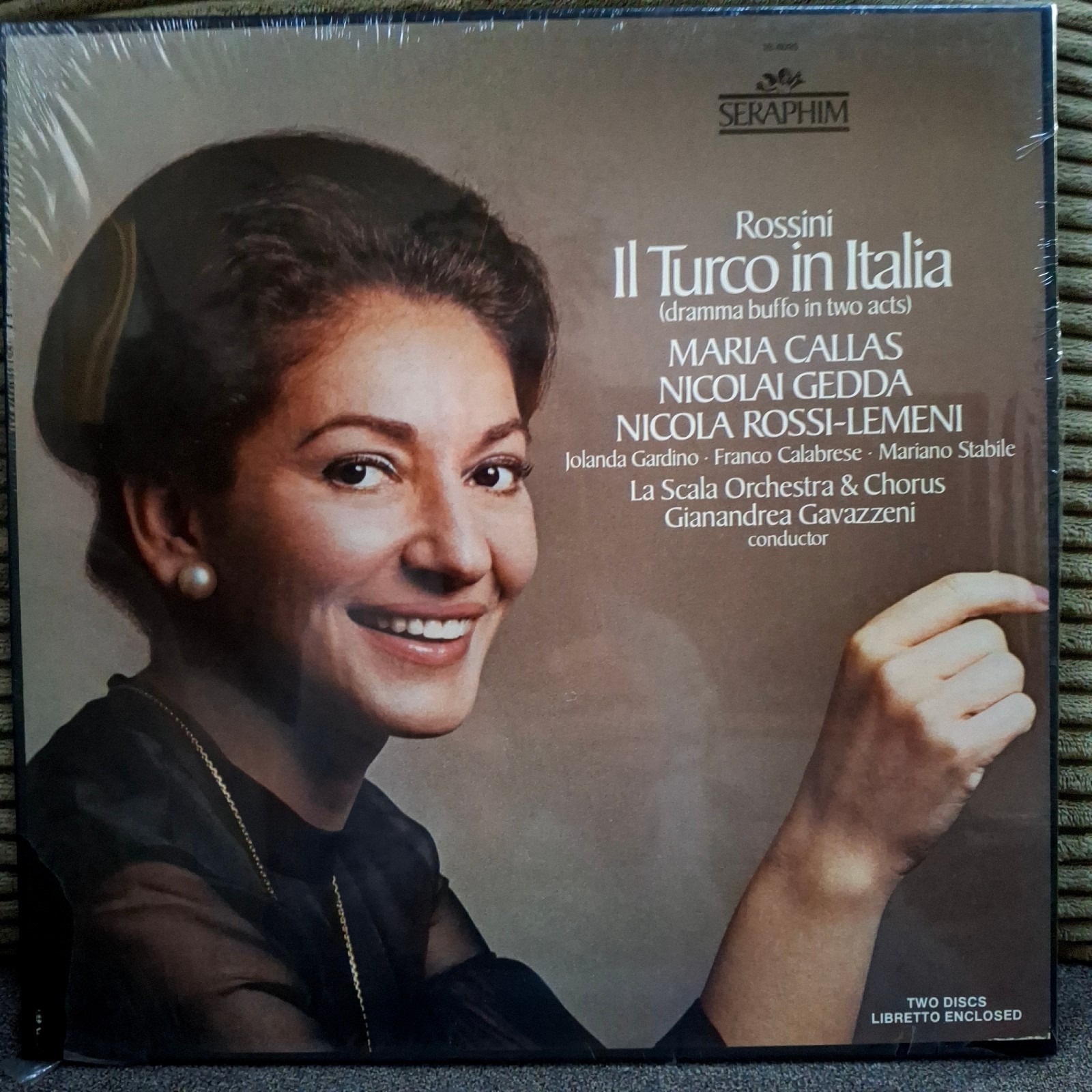 *SEALED Rossini ~ Il Turco in Italia – Maria Callas | Seraphim IB-6095 2xLP