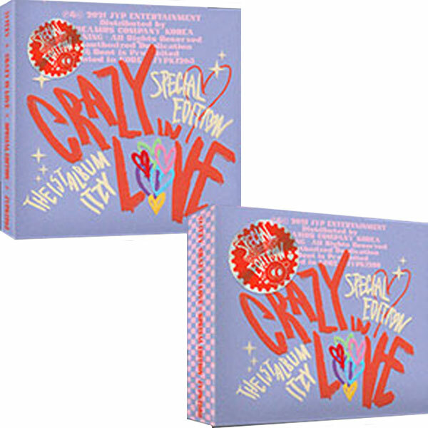 ITZY CRAZY IN LOVE The 1st Album SPECIAL EDITION CD+Photo Book+Card+Lyric+GIFT