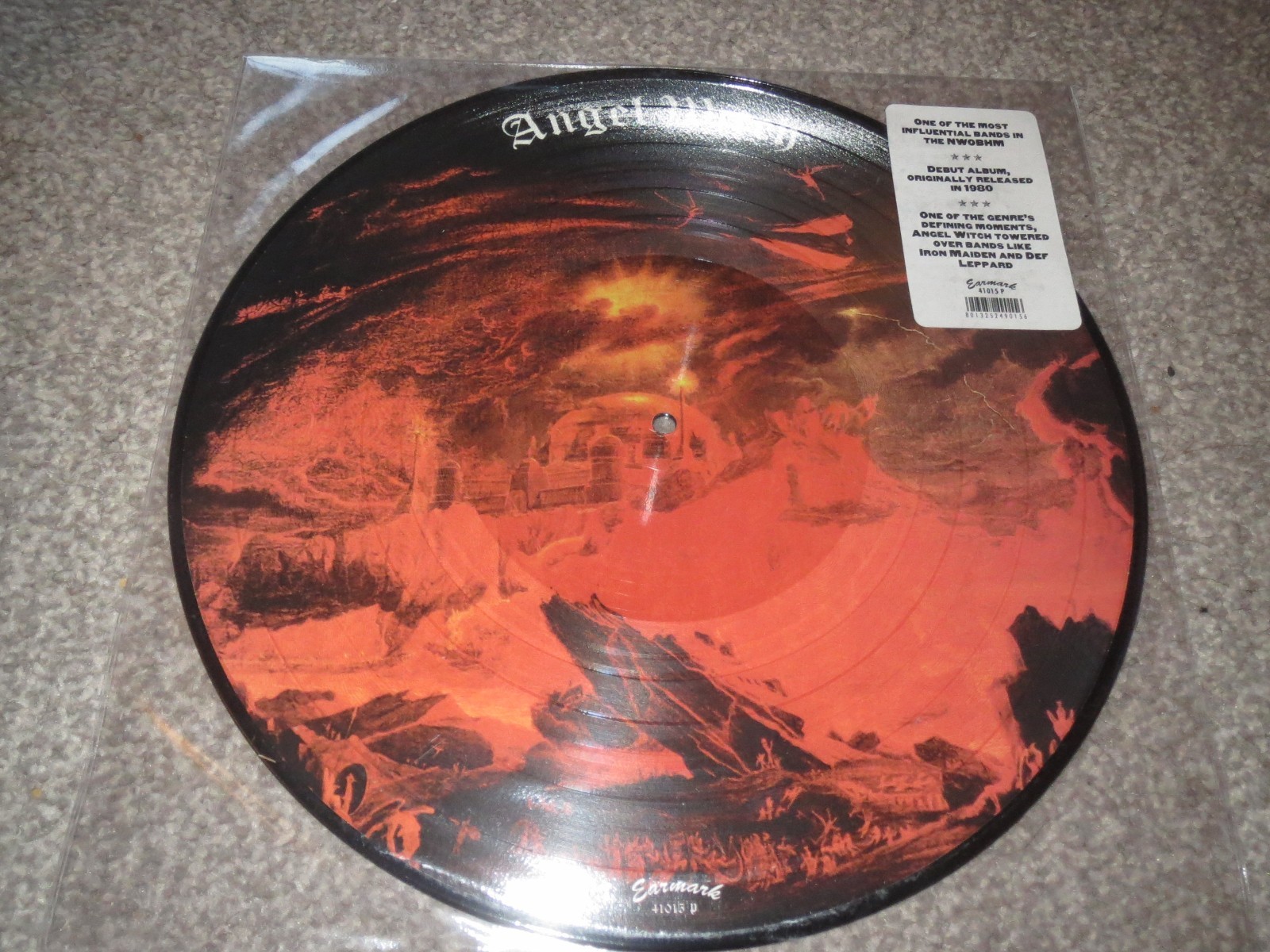 ANGEL WITCH -ANGEL WITCH-LIMITED EDITION PRESS LP VINYL PICTURE DISC IRON MAIDEN