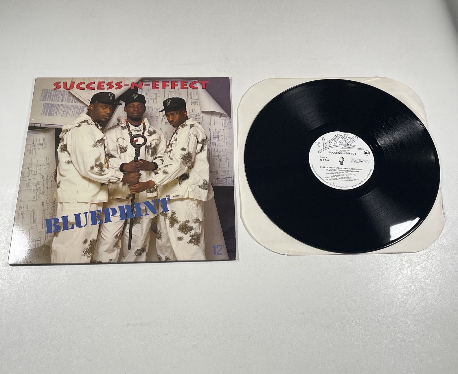 Vinyl Success N Effect Blueprint Single Hip Hop Rap Music 1991 12 In Umoja