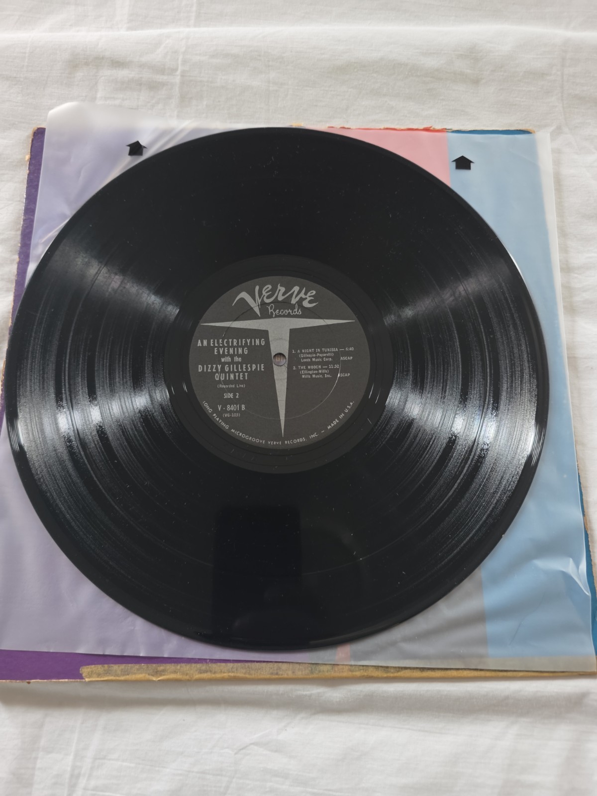DIZZY GILLESPIE QUINTET An Electrifying Evening With… VERVE LP mono
