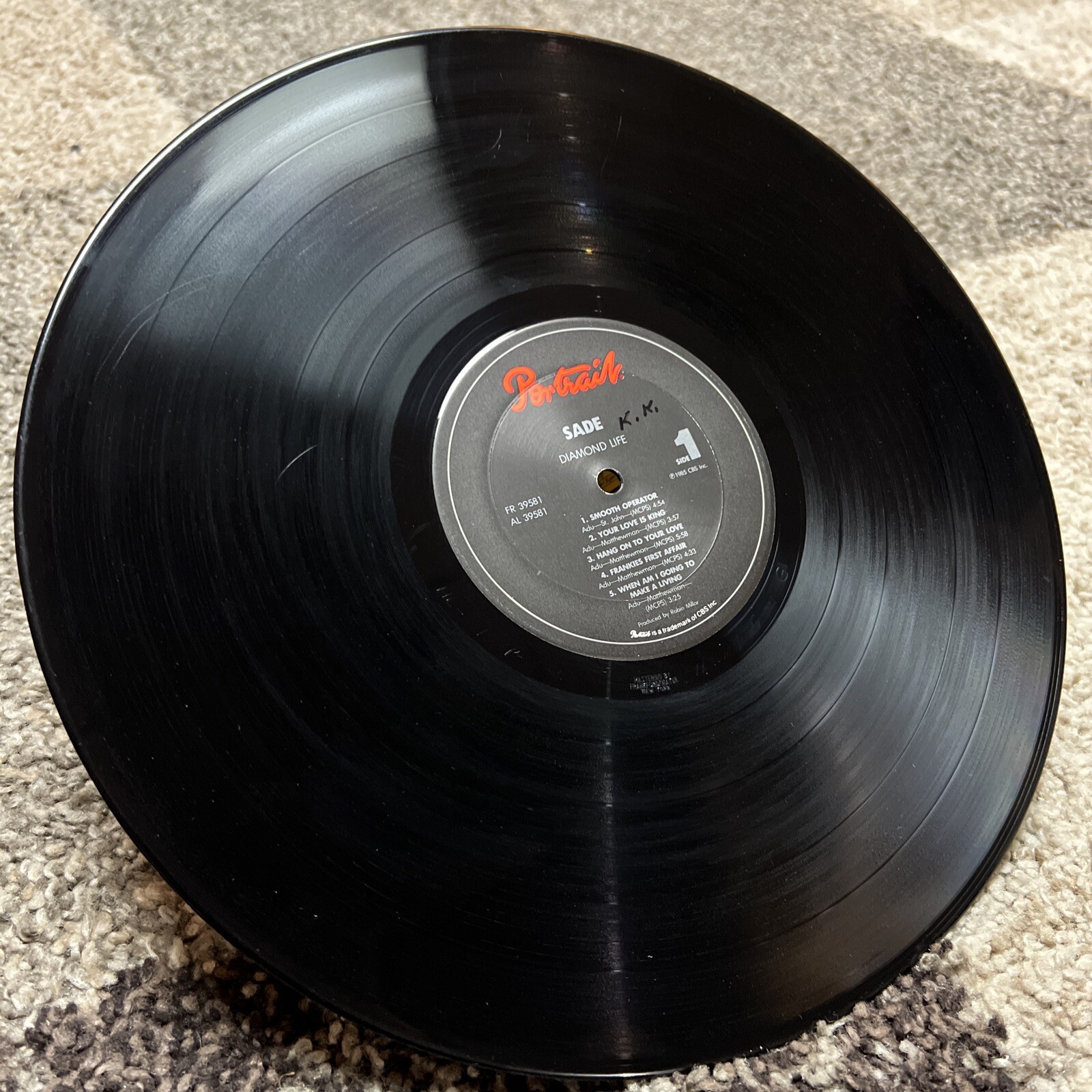 Sade Diamond Life Vinyl 1984 Carrollton First Pressing EX🦄🦄