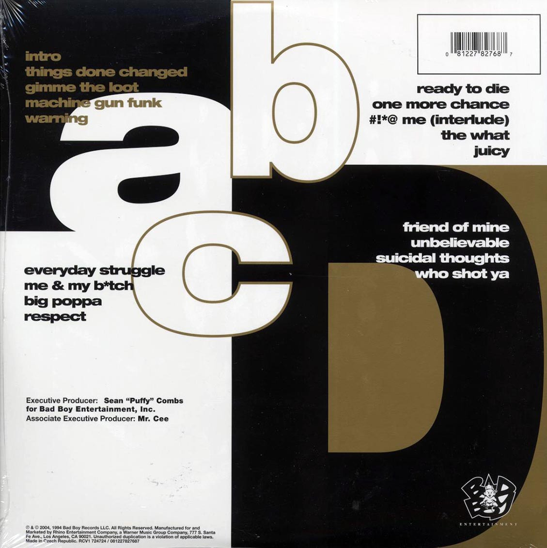 VINYL The Notorious BIG – Ready To Die
