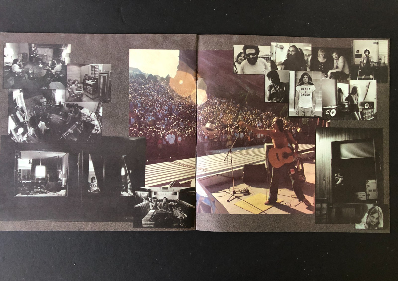 Jackson Browne RUNNING ON EMPTY 1977 Asylum + Booklet Low grade cover VG record
