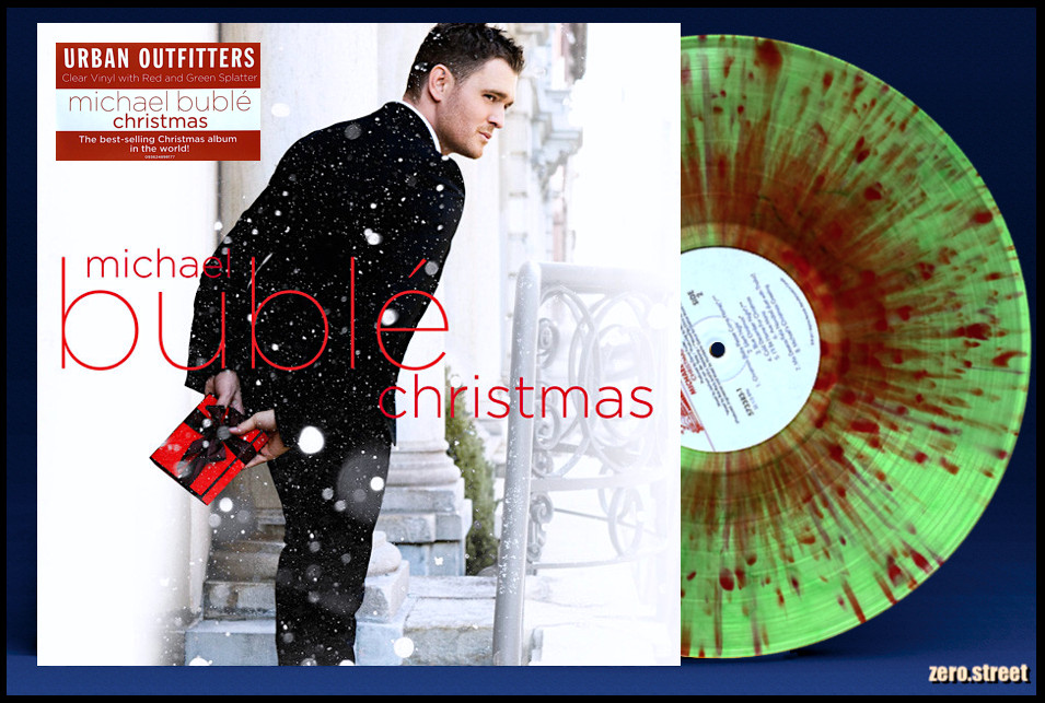 MICHAEL BUBLE Christmas LP GREEN/RED SPLATTER VINYL Sealed NEW Exclusive Bublé