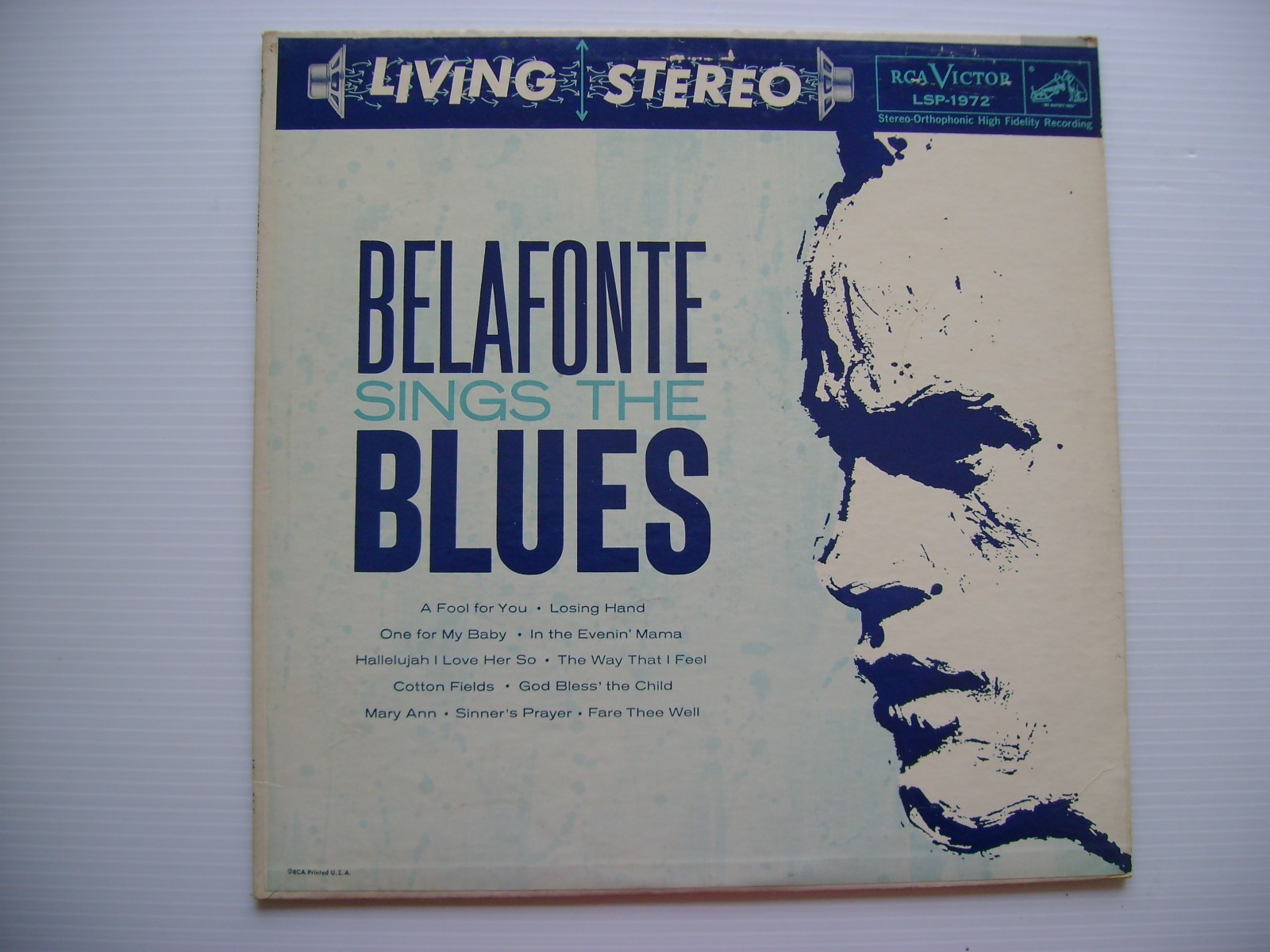 BELAFONTE SINGS THE BLUES – RCA VICTOR LSP-1972 LIVING STEREO