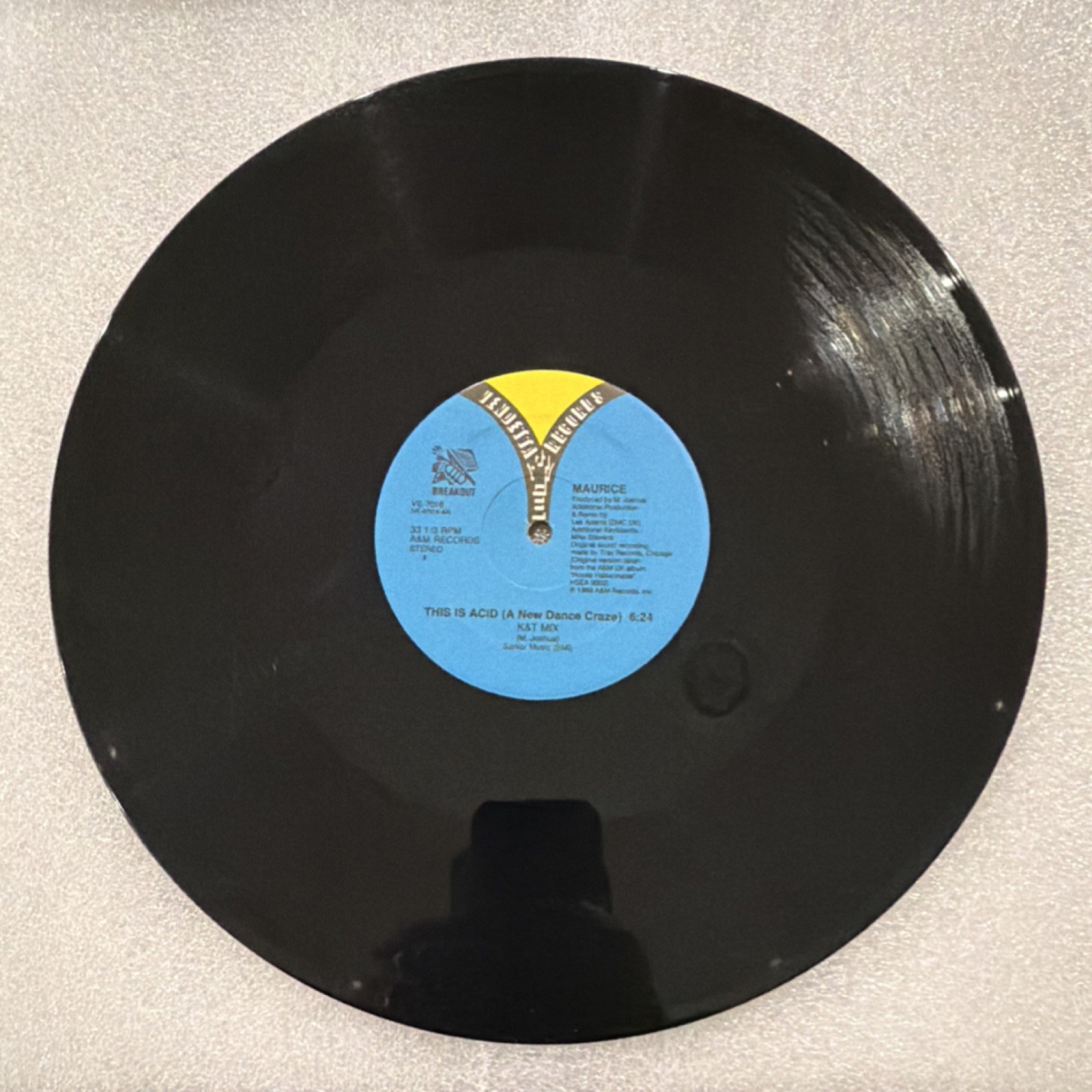 Maurice This Is Acid Vinyl Vendetta Records Acid House Black 12″ 33 Single