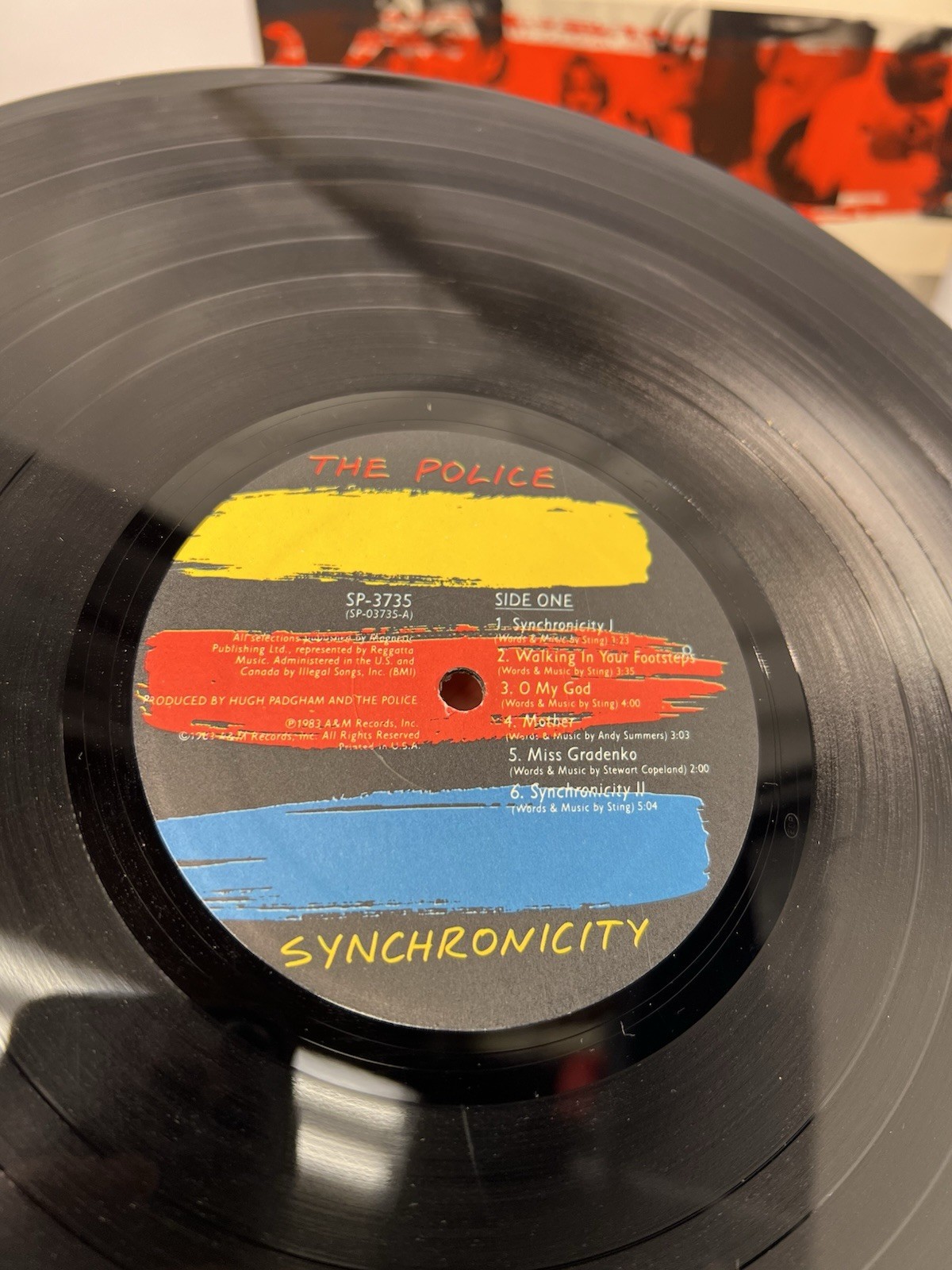 The Police – Synchronicity Record 1983 Original Vinyl LP, Album VG CLEAN Vintage