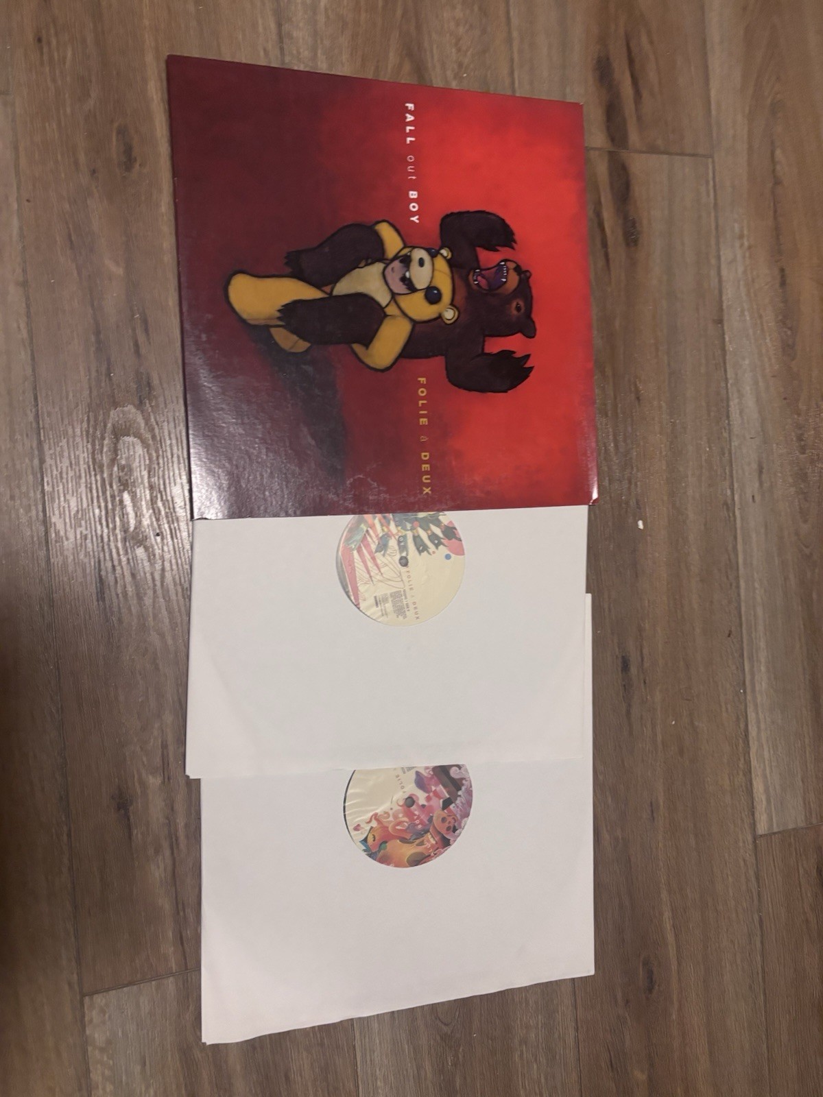 Fall Out Boy Folie A Deux 12″ 33 RPM Vinyl LP Record Island Cardboard Sleeve