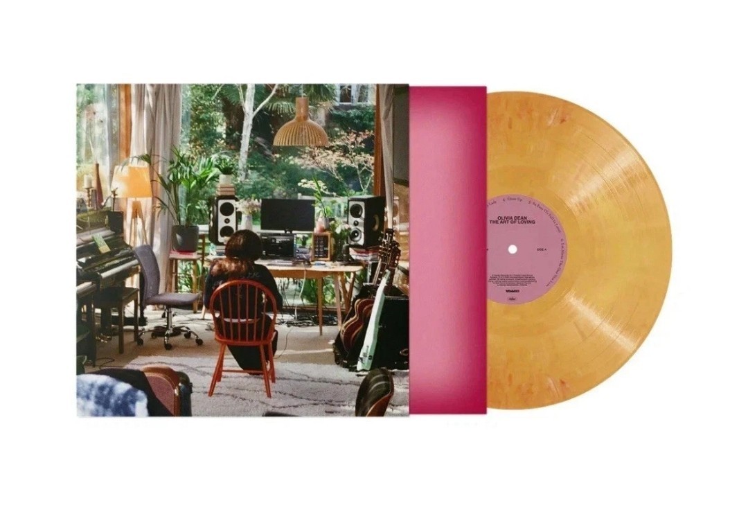 The Art of Loving D2C Alt Art LP olivia dean orange