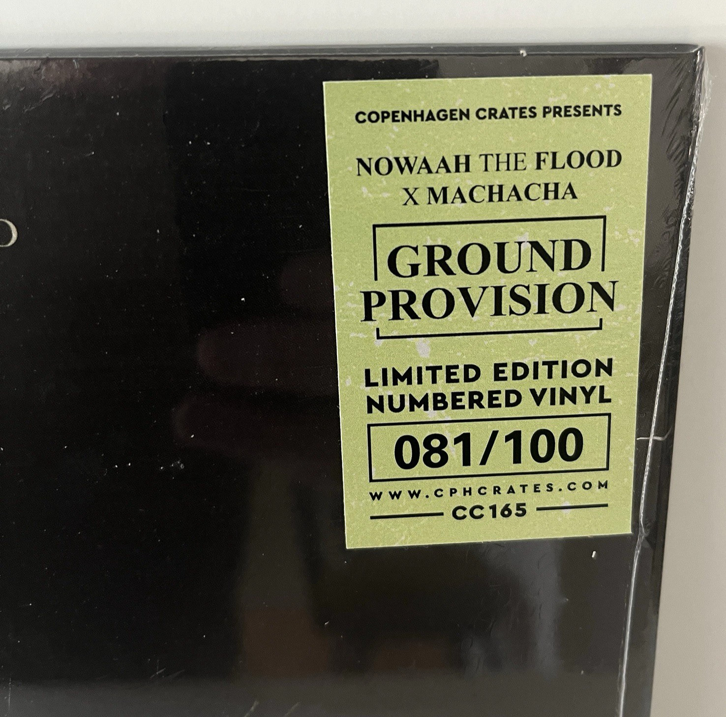 NOWAAH THE FLOOD x MACHACHA – GROUND PROVISION Ltd Edition Colored Vinyl NEW