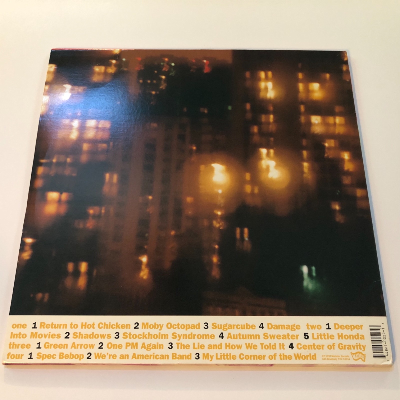 YO LA TANGO “I Can Hear The Heart Beatin As One” Vinyl Records 2xLP Matador 1997