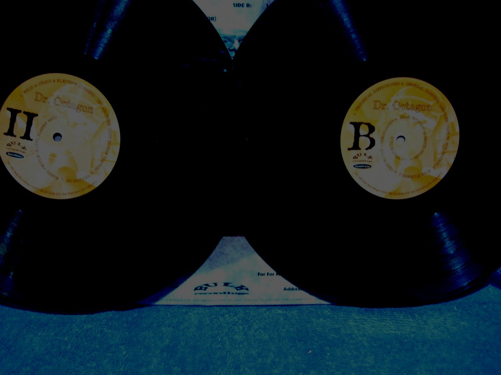 DR. OCTAGON Double LP KOOL KEITH Dan The AUTOMATOR DJ Q-BERT BULK Hip Hop Rare