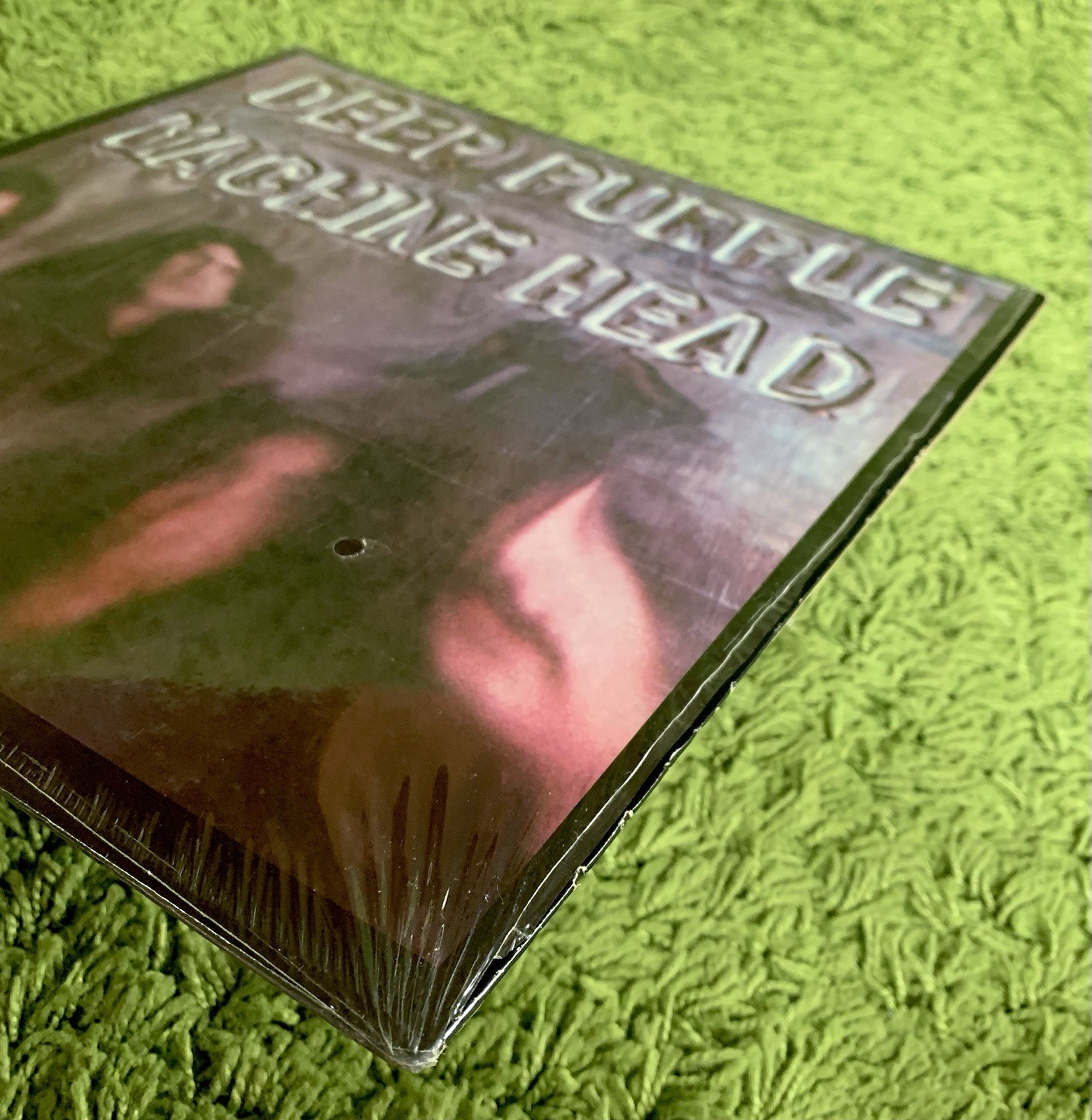 DEEP PURPLE MACHINE HEAD Warner 1977 USA press SHRINK INNER POSTER RARE GOLDISC