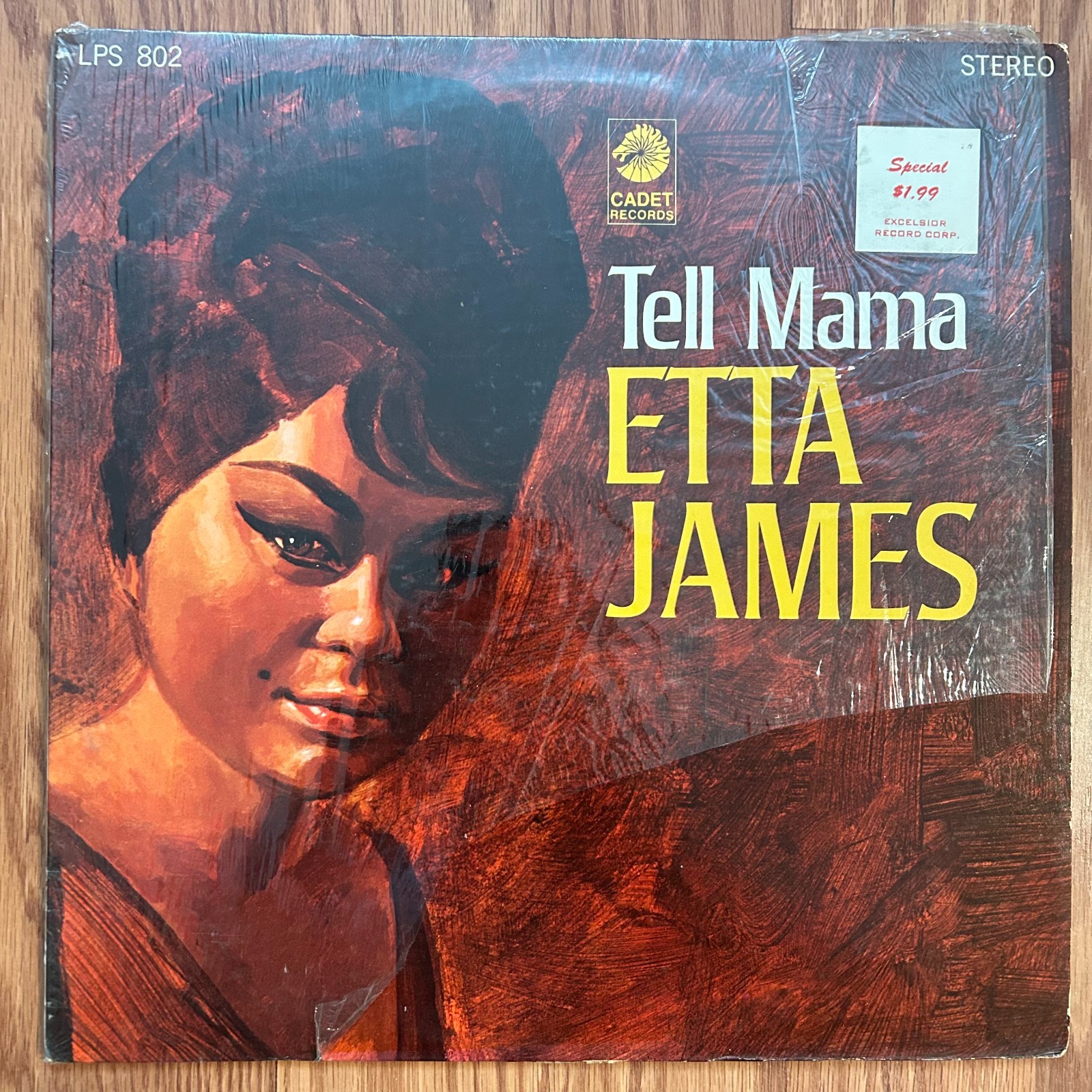 ETTA JAMES Tell Mama LP on Cadet 1968 rhythm & blues soul