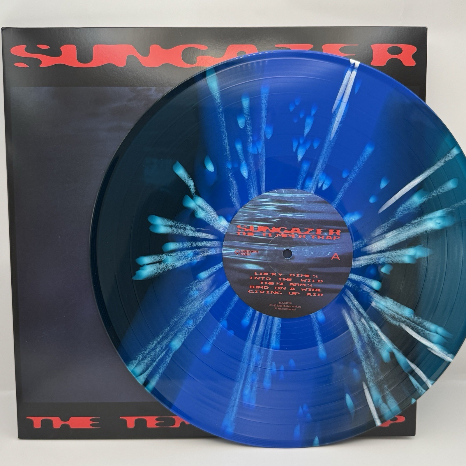 THE TEMPER TRAP – Sungazer Aqua Blue Splatter Vinyl LP Blood Recs /500 IN HAND