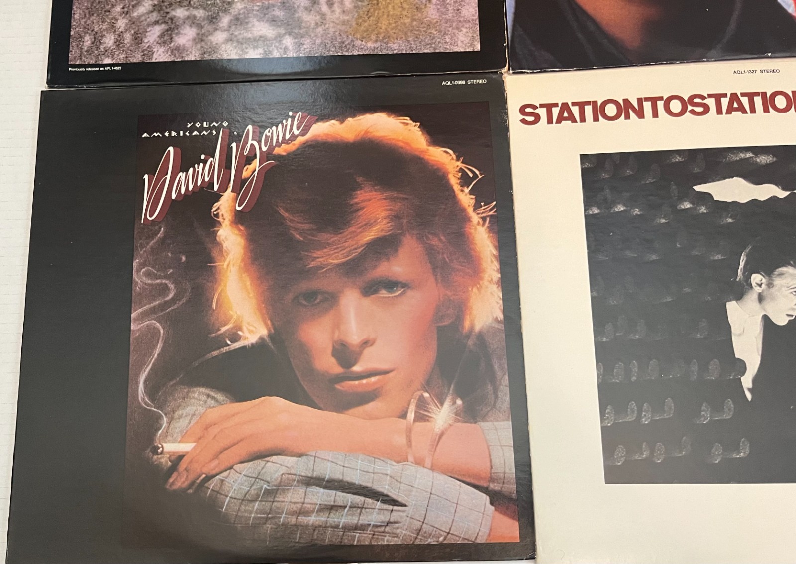 David Bowie Record Lot VGC/EXC Original Owner LPs AND Hunger Games Picture Disk
