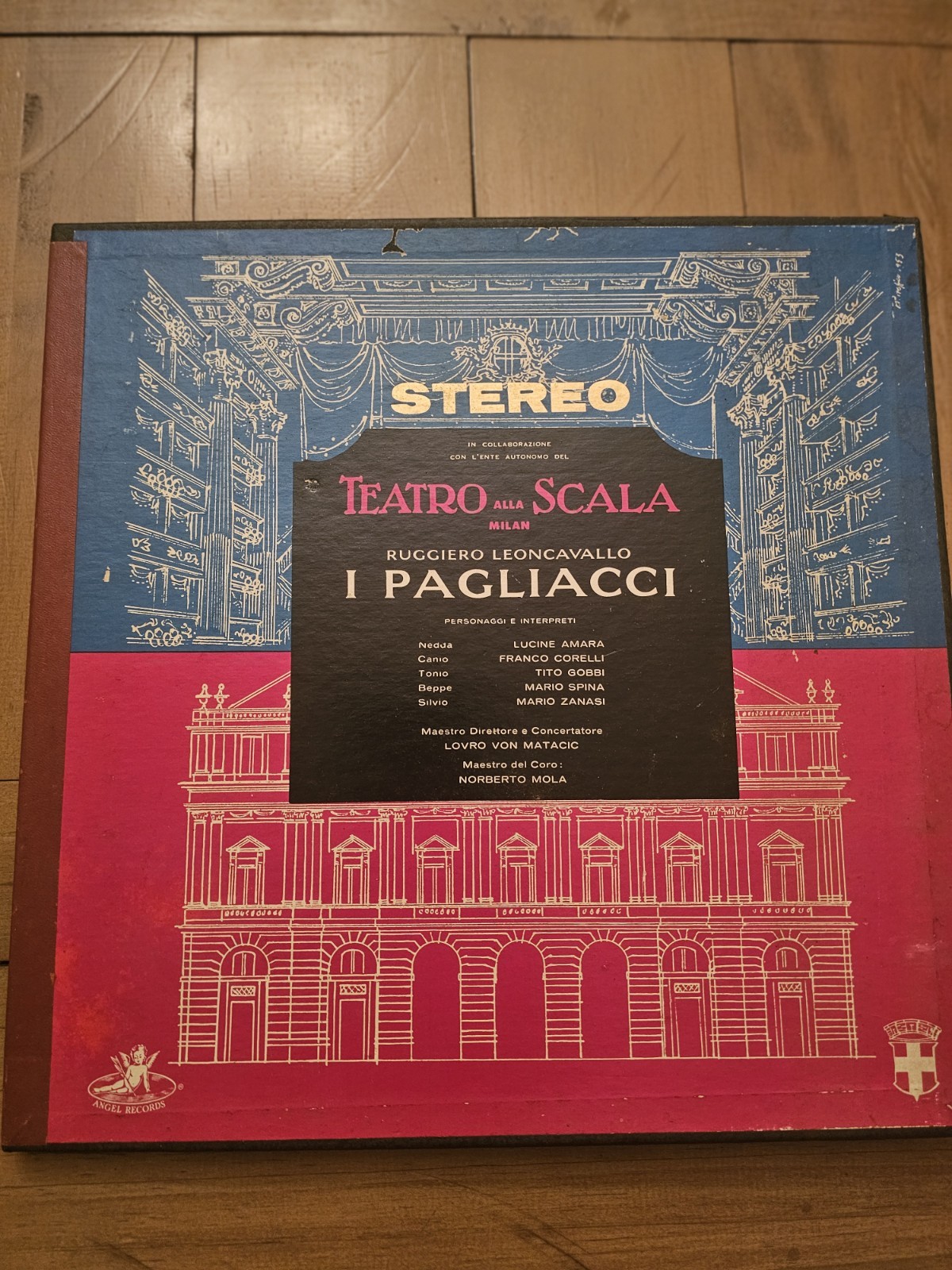 Leoncavallo – I Pagliacci – Angel Stereo Box – La Scala – Matačić – VG+