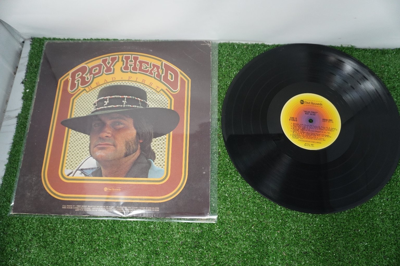Roy Head – Head First 12″ LP Record 1978 ABC Dot Records Rock 33RPM