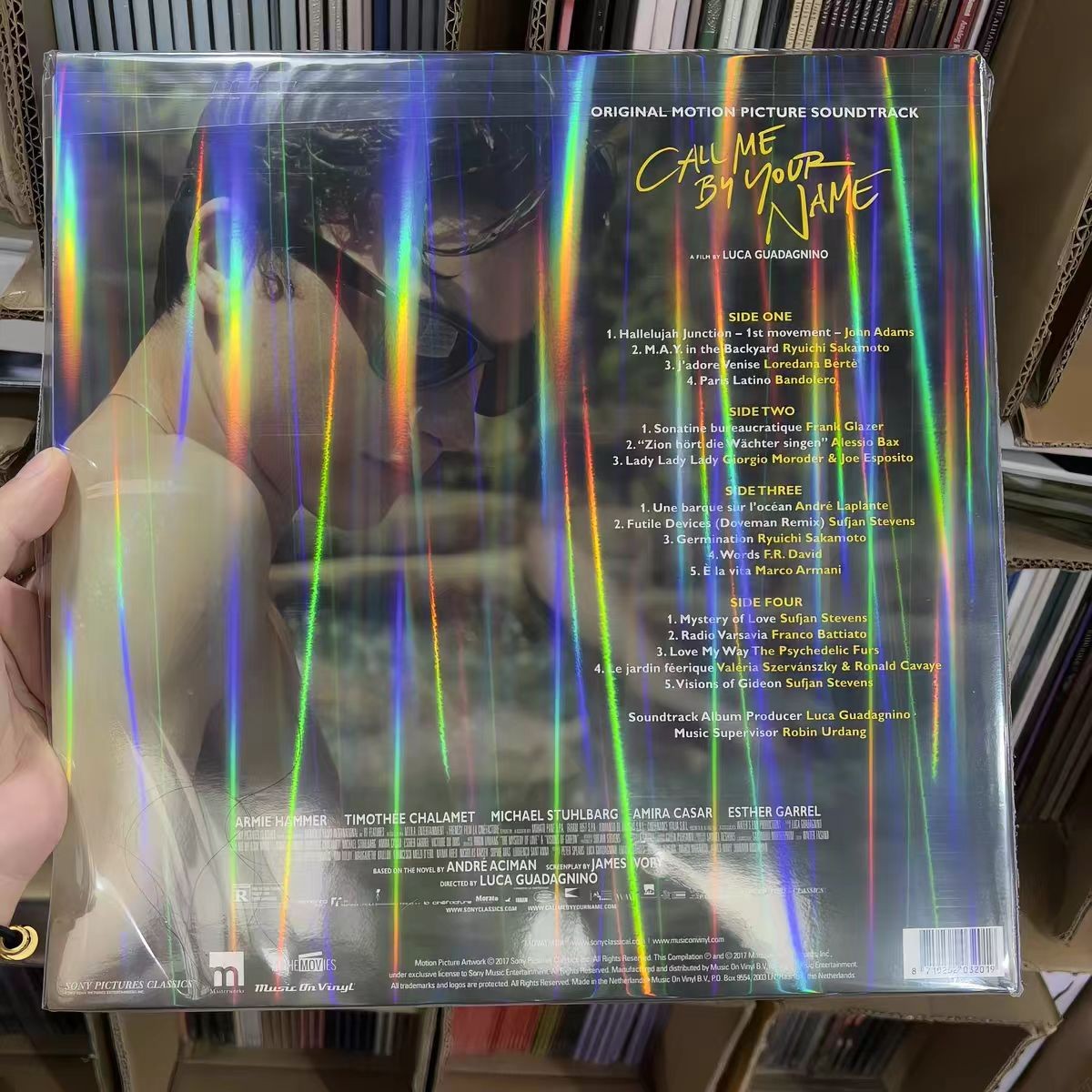 Call Me By Your Name Soundtrack Purple Vinyl 2LP Limited Edition