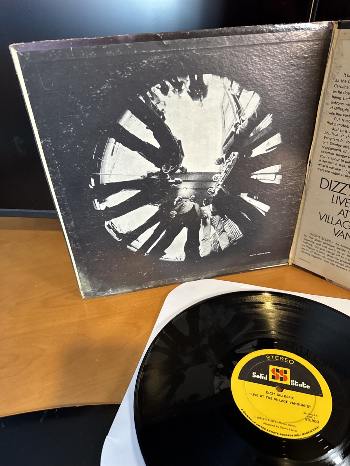 Jazz LP Dizzy Gillespie Live At the Village Vanguard Solid State SS 18034 B4 VG