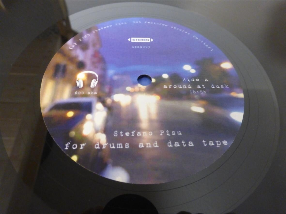 “For Drums And Data Tape” – 2023 Jazz Noise Avant-garde 12″ Vinyl LP
