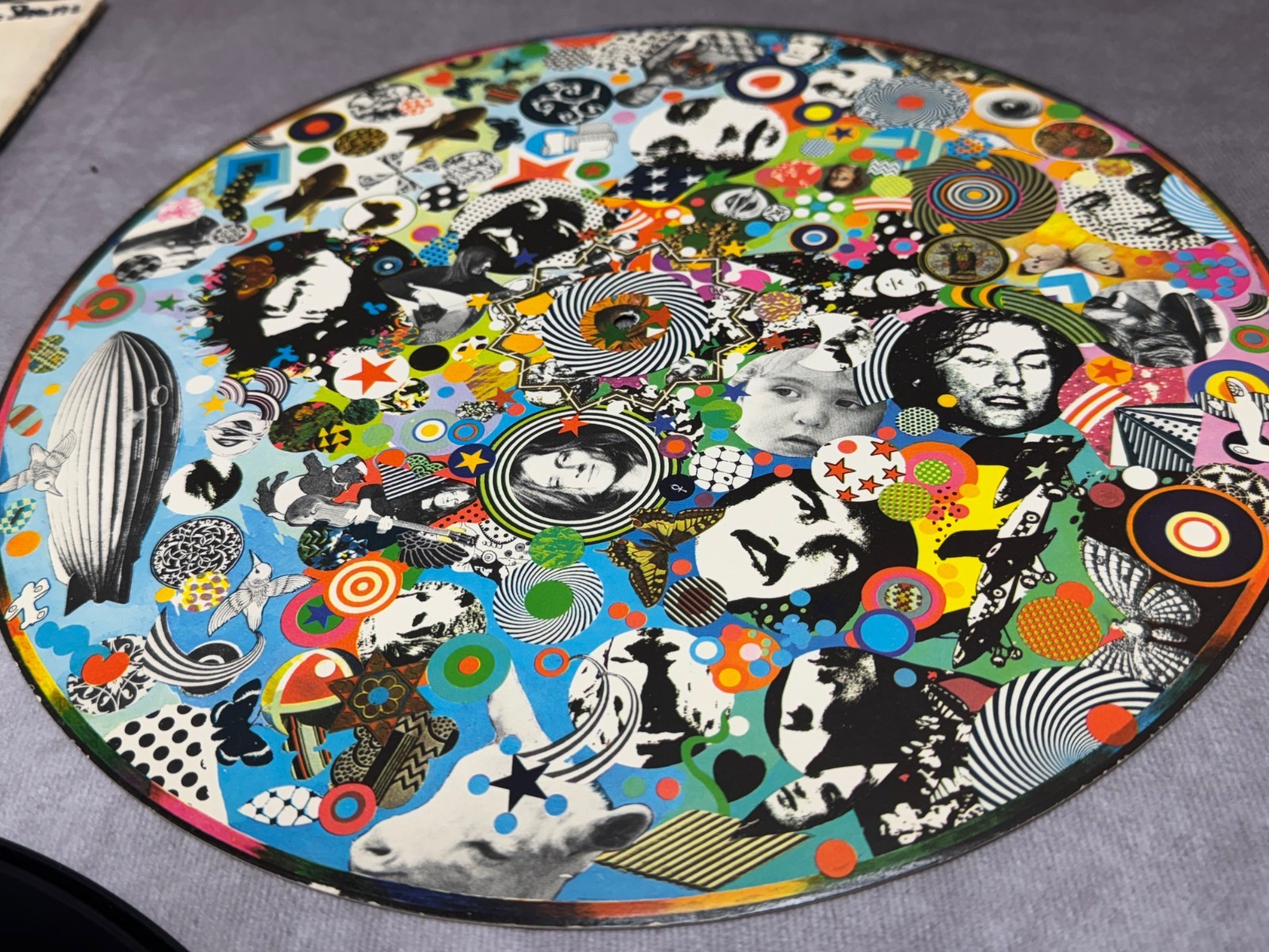 Led Zeppelin III LP SD7201 Broadway Do What Thou Wilt Wheel Cover VG