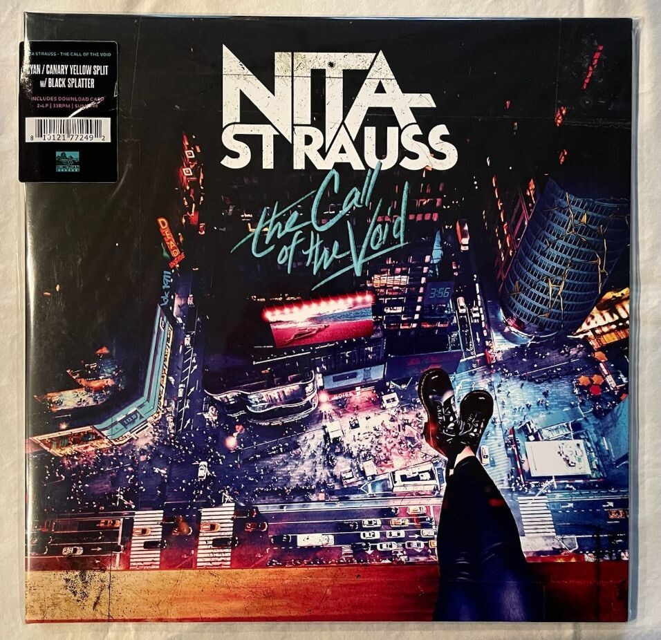 Nita Strauss-The Call Of The Void/Cyan Yellow Split Black Splatter 2LP Only 100