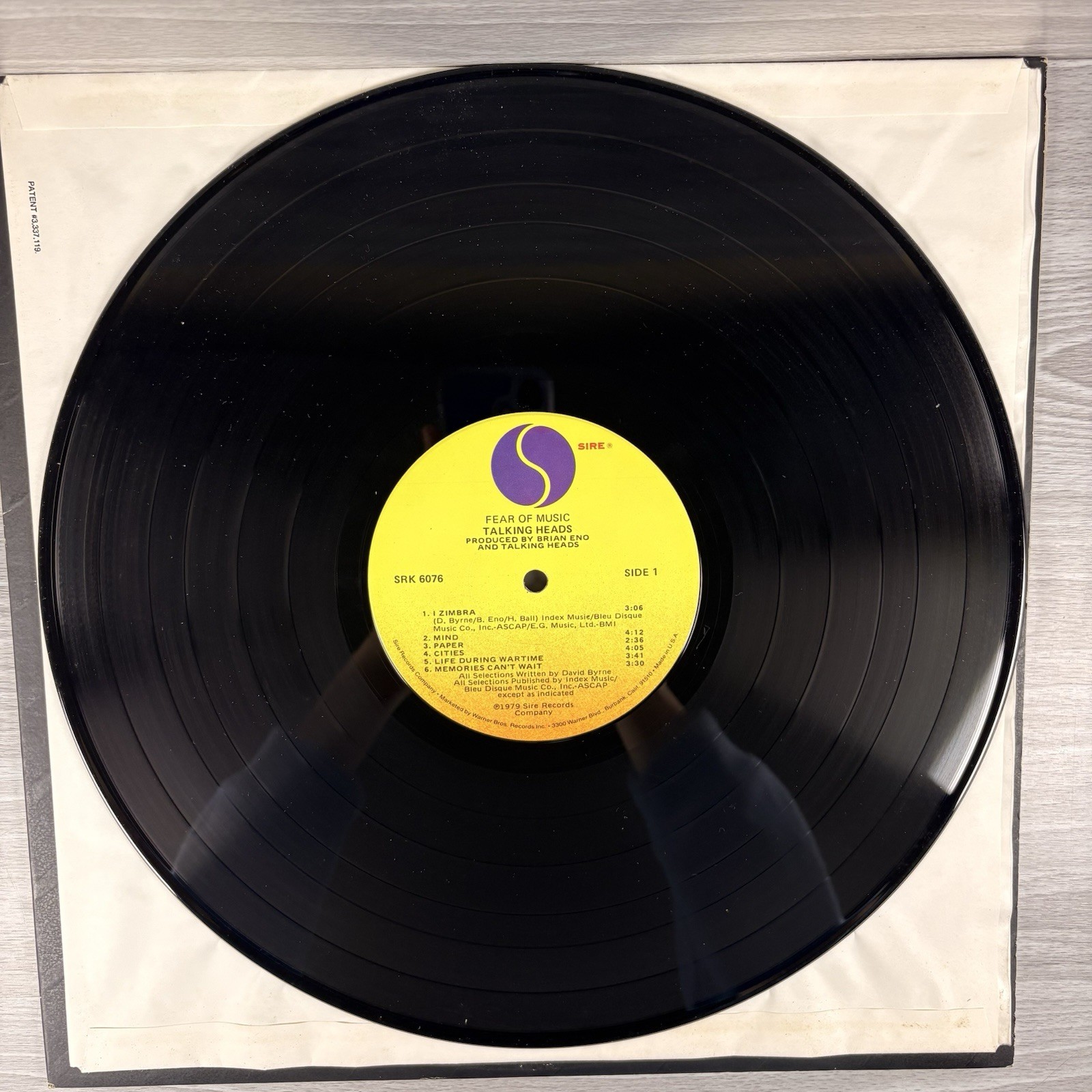 TALKING HEADS: Fear Of Music 1979 Sire
