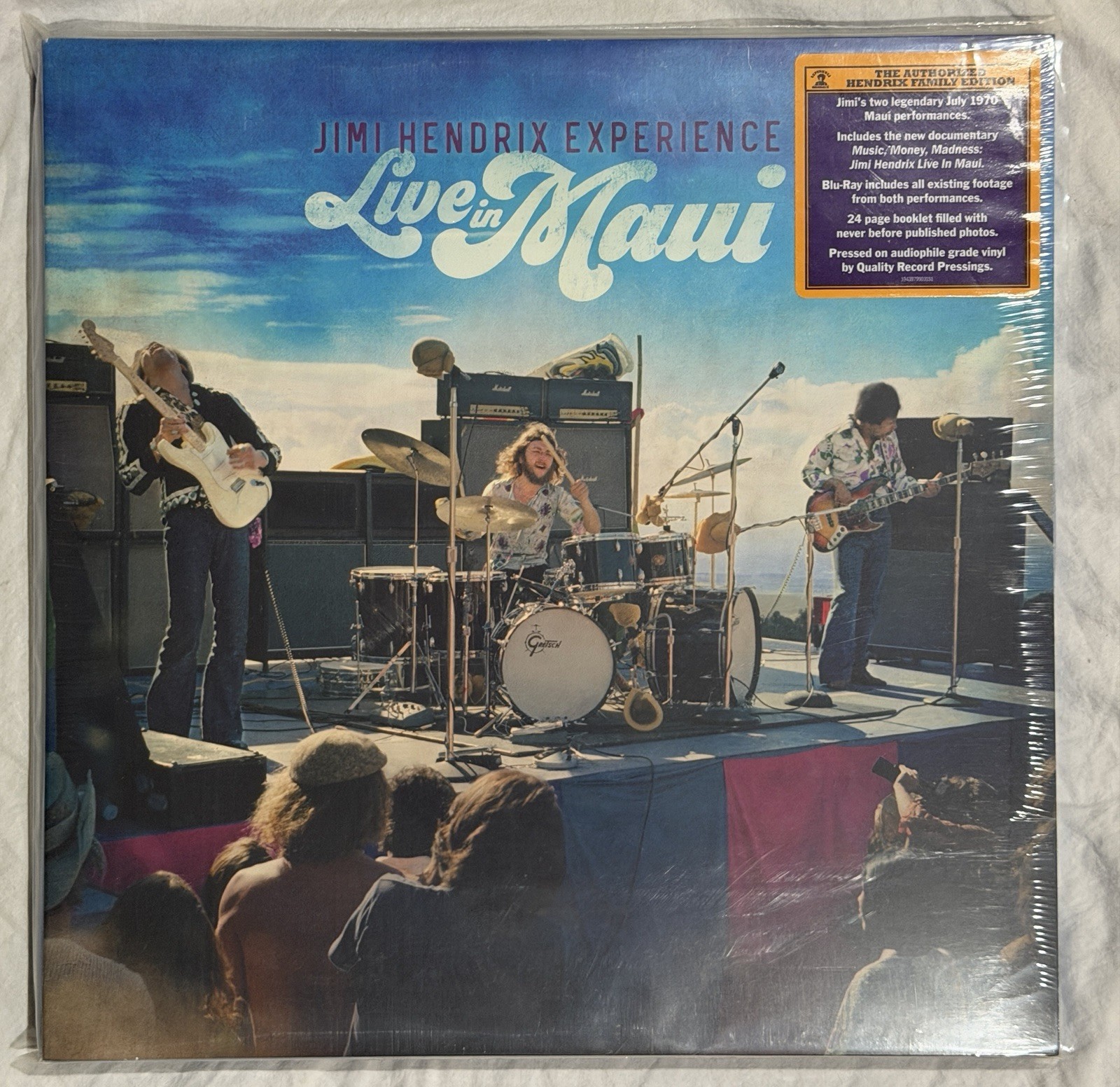 JIMI HENDRIX EXPERIENCE – LIVE IN MAUI EXCLUSIVE TURQUOISE VINYL LP NEW /SEALED