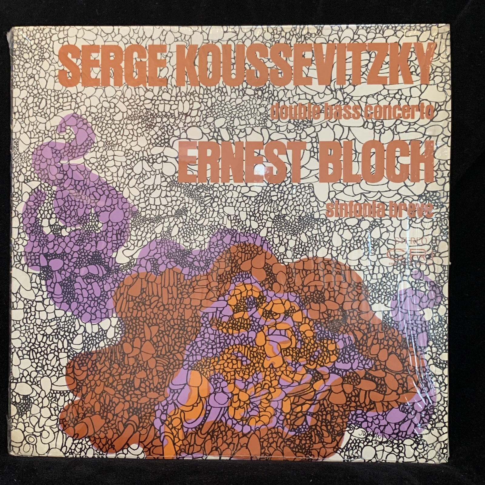 GARY KARR double bass – KOUSSEVITZKY Concerto & BLOCH – CRI ST LP IN SHRINK