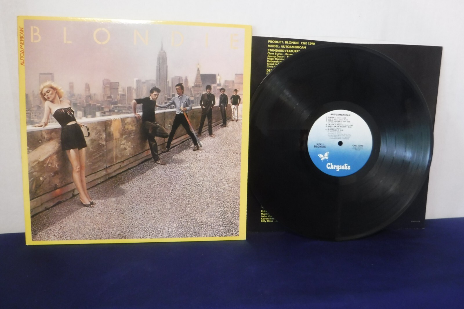 Blondie, Autoamerican, 1980 Chrysalis Records CHE 1290 Electronic Rock