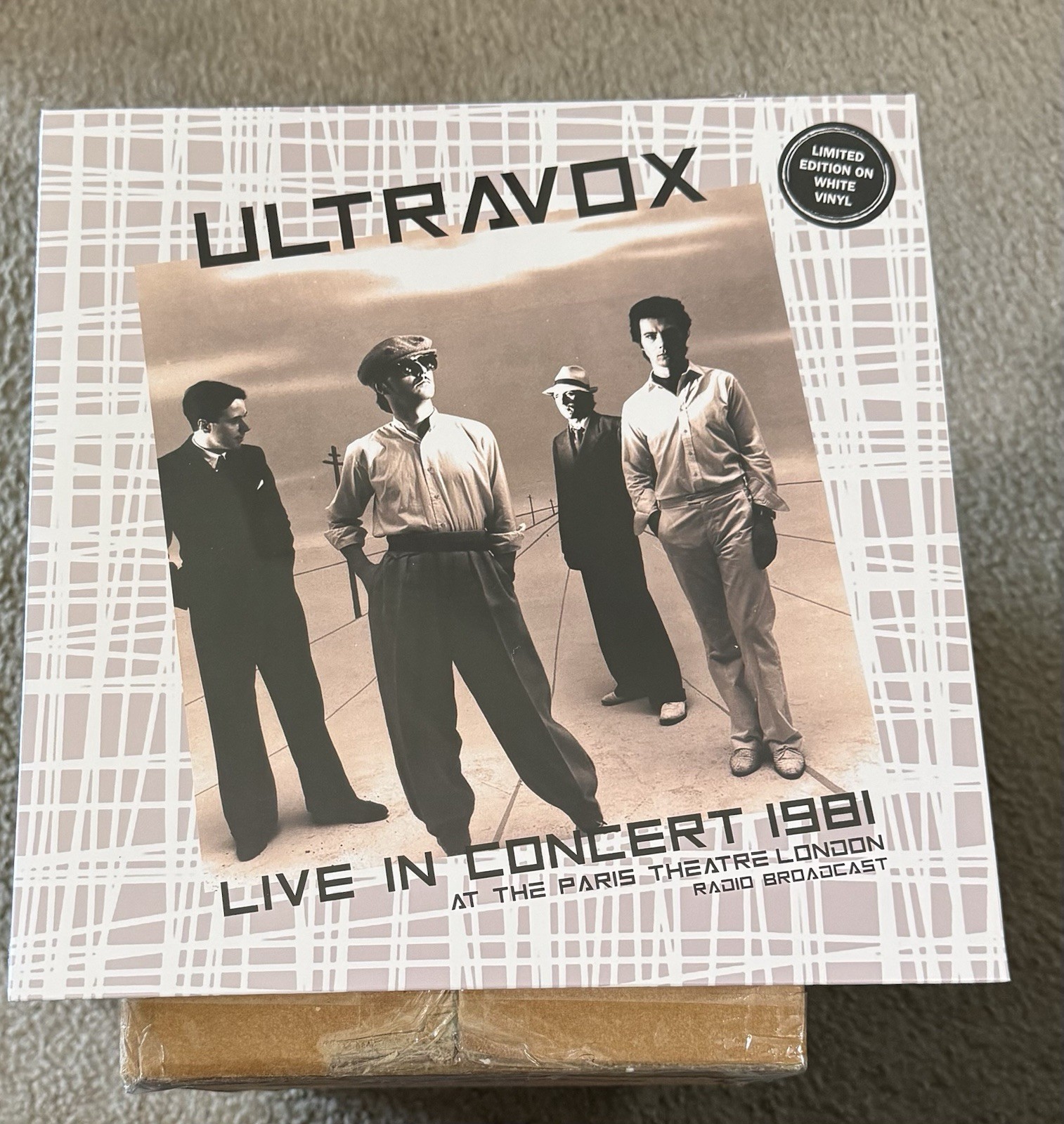 ULTRAVOX Live In London 1981 Paris Theatre LP WHITE Vinyl NEW
