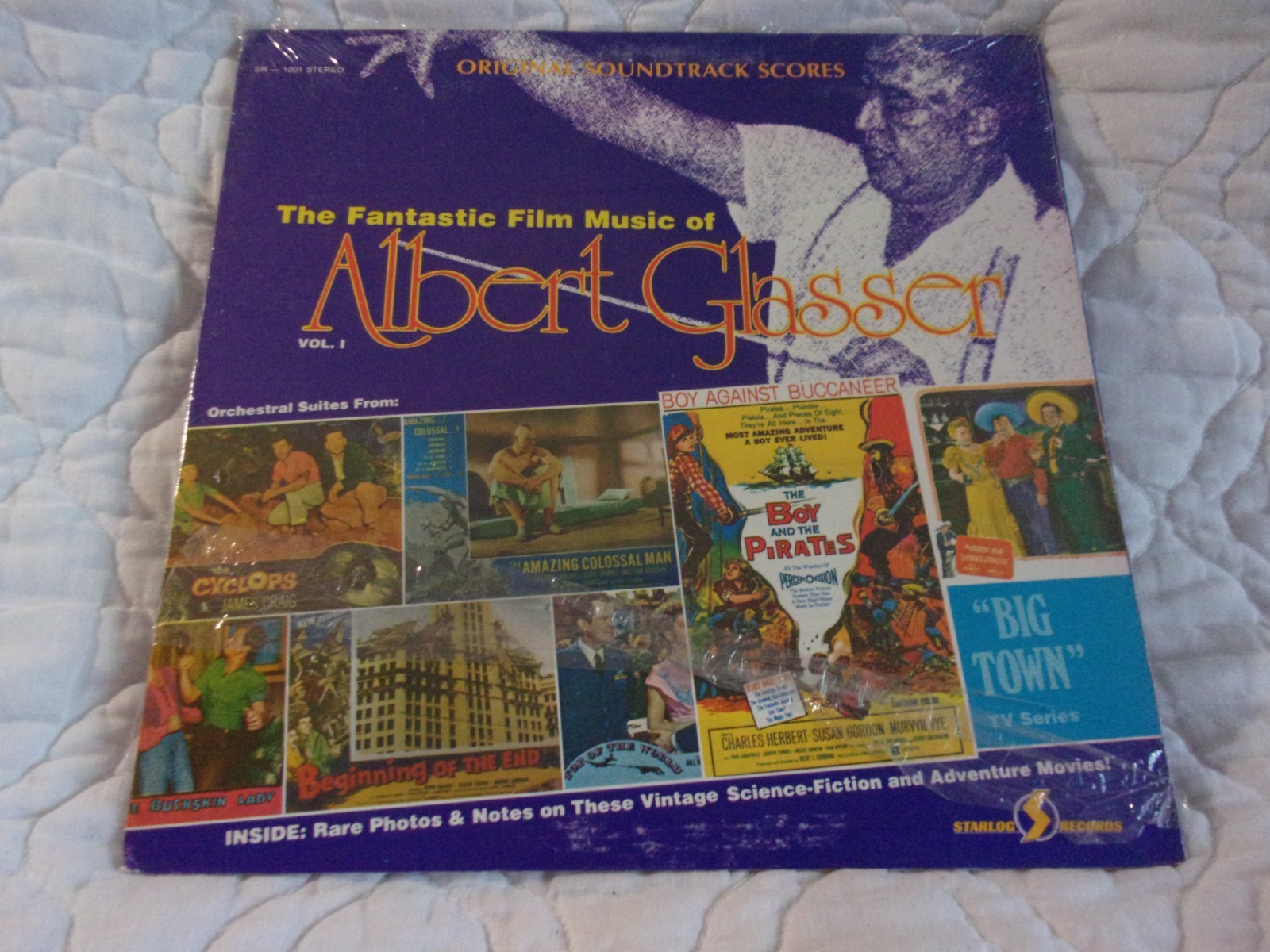 THE FANTASTIC FILM MUSIC OF ALBERT GLASSER LP NEW SCI-FI HORROR TV SOUNDTRACKS