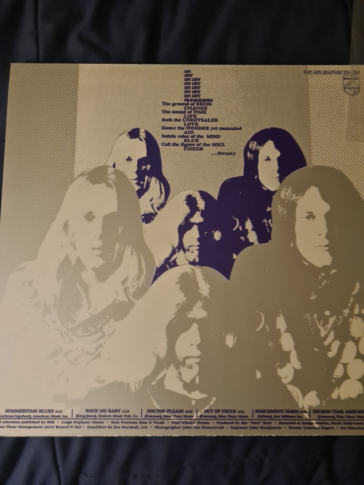 Blue Cheer “Vincebus Eruptum” LP Philips Reissue 2000s