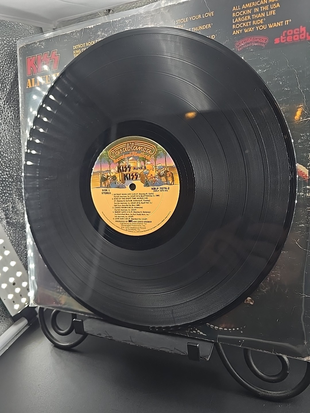 Kiss Alive II 1ST 1977 2LP NBLP 7076 Casablanca US Press G+/G+