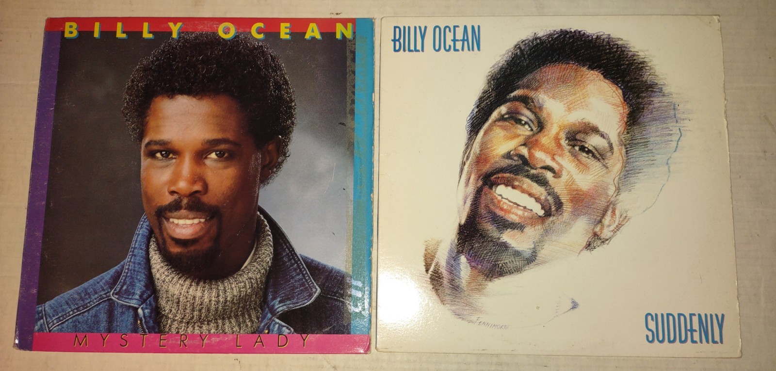 2 Billy Ocean LPs Suddenly (Very Good Or Better [1st US Presses] JIVE H