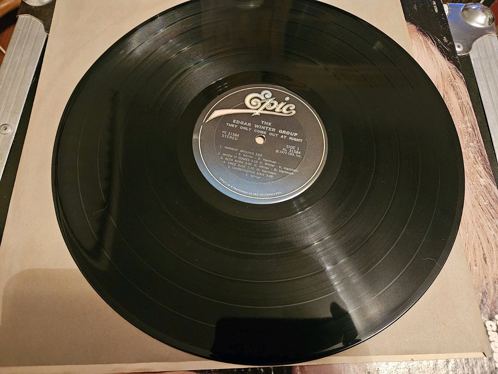 Vintage Edgar Winter Group They Only Come Out at Night Vinyl LP 1972