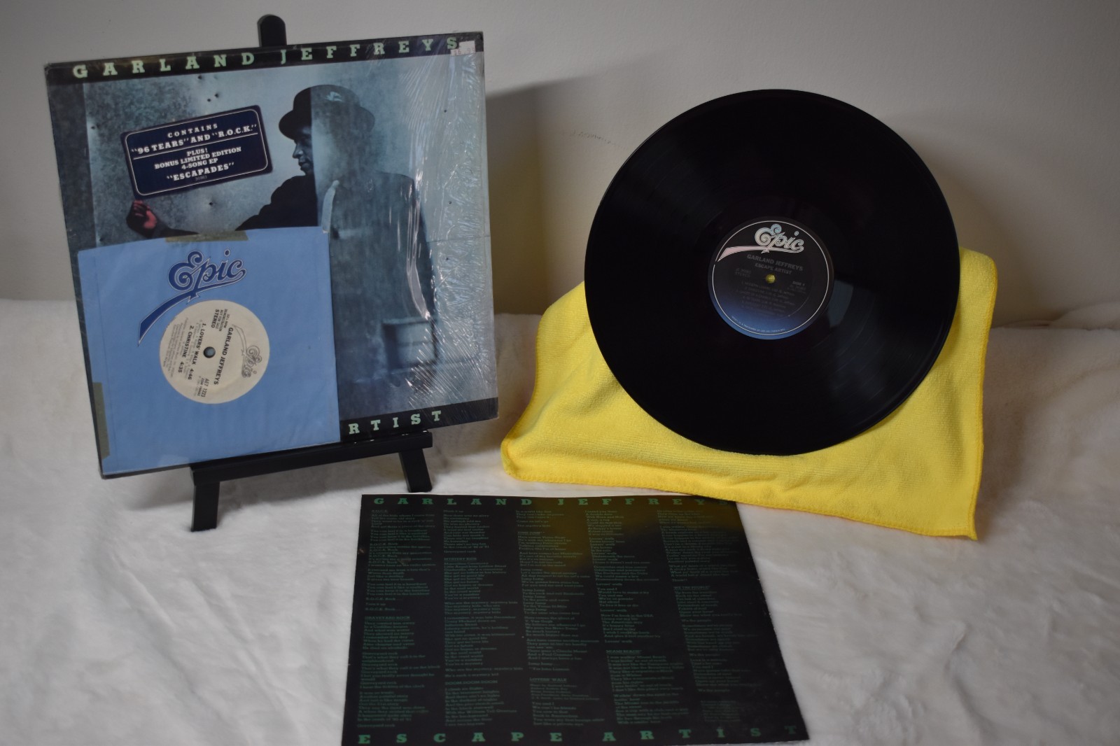 Garland Jeffreys, Escape Artist, With 7 Inch,Vinyl LP, Epic, 1981, AL36983, V=EX